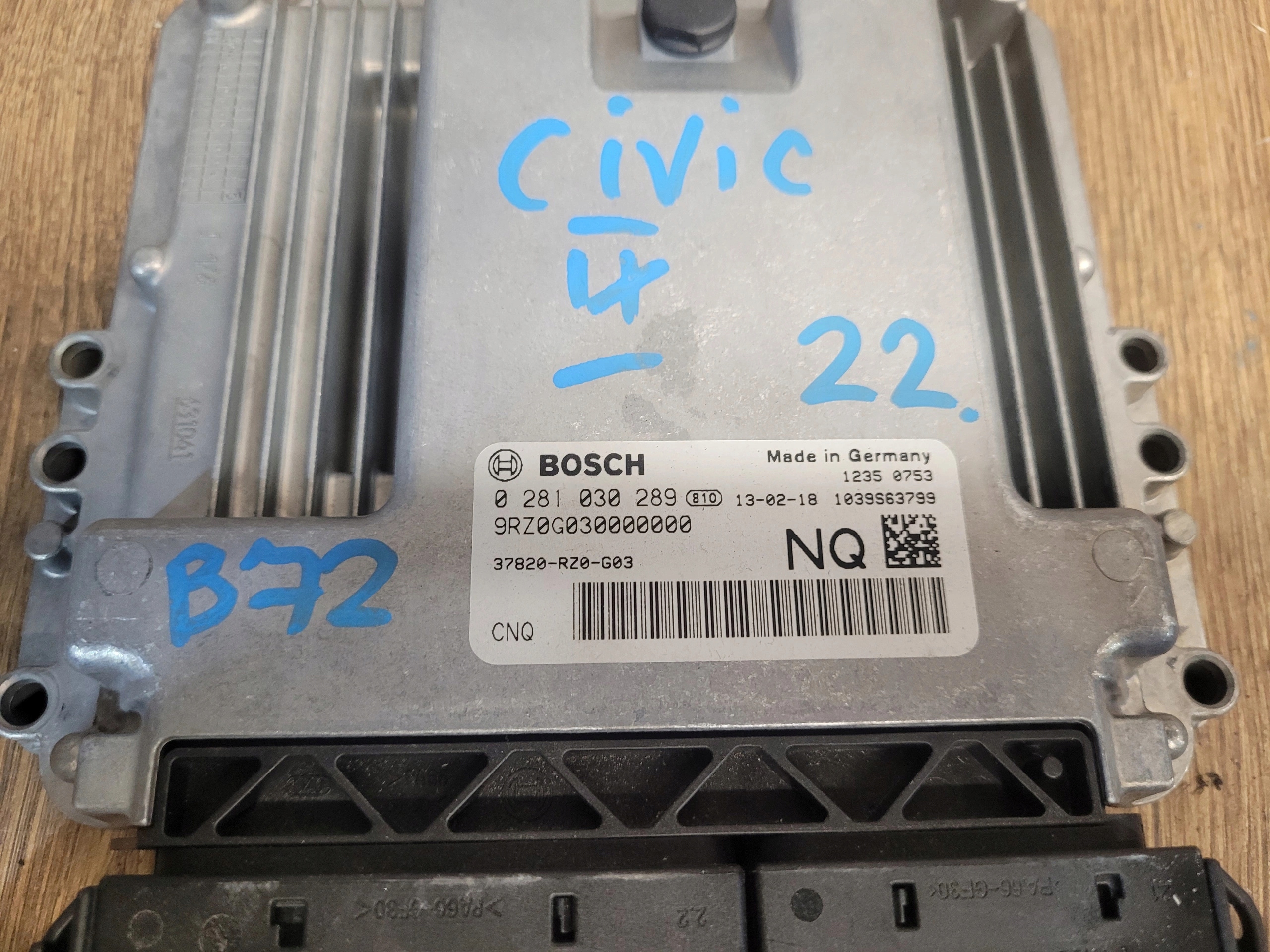 HONDA CIVIC 9 IX RIADIACA JEDNOTKA MOTORA 1.6 I-DTEC 0281030289