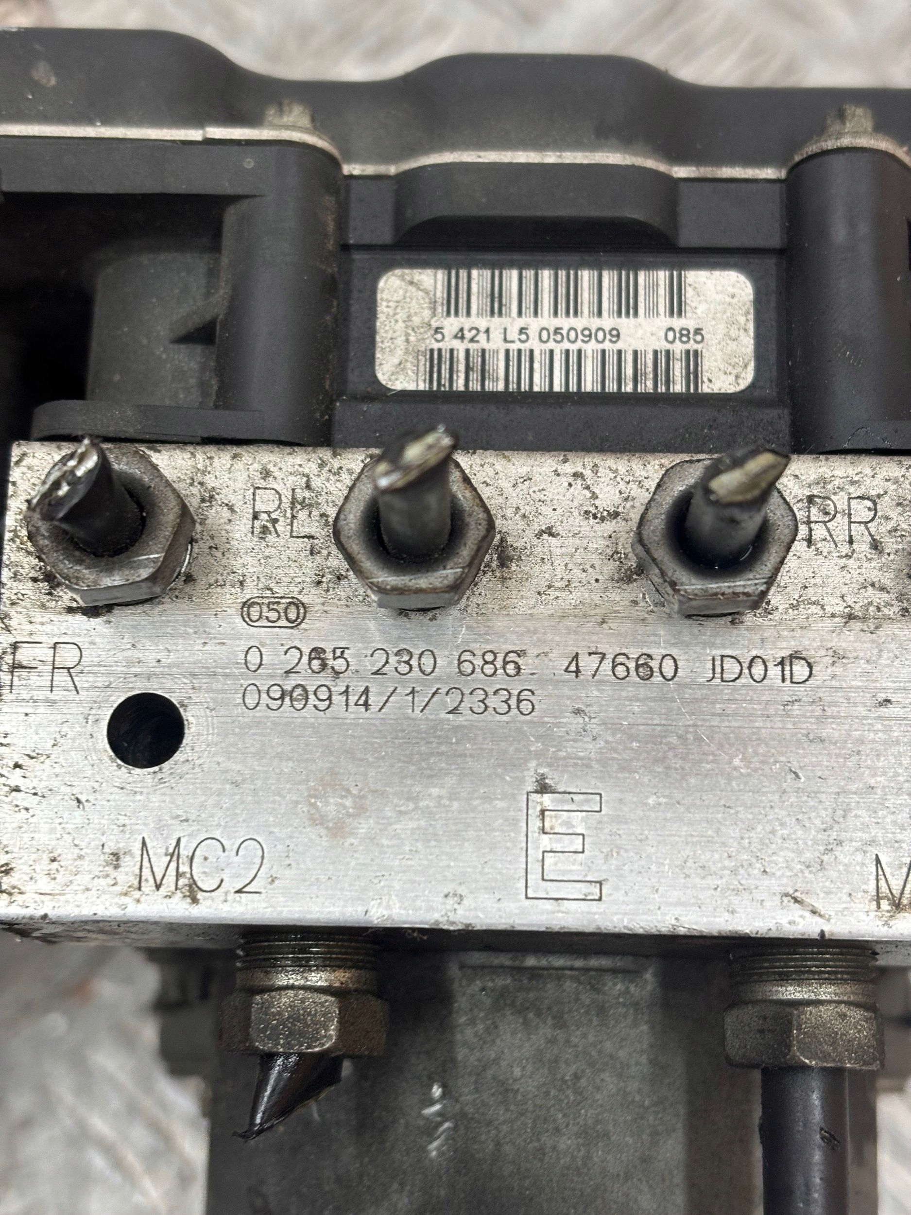 KOCKA ABS NISSAN QASHQAI J10 0265230686