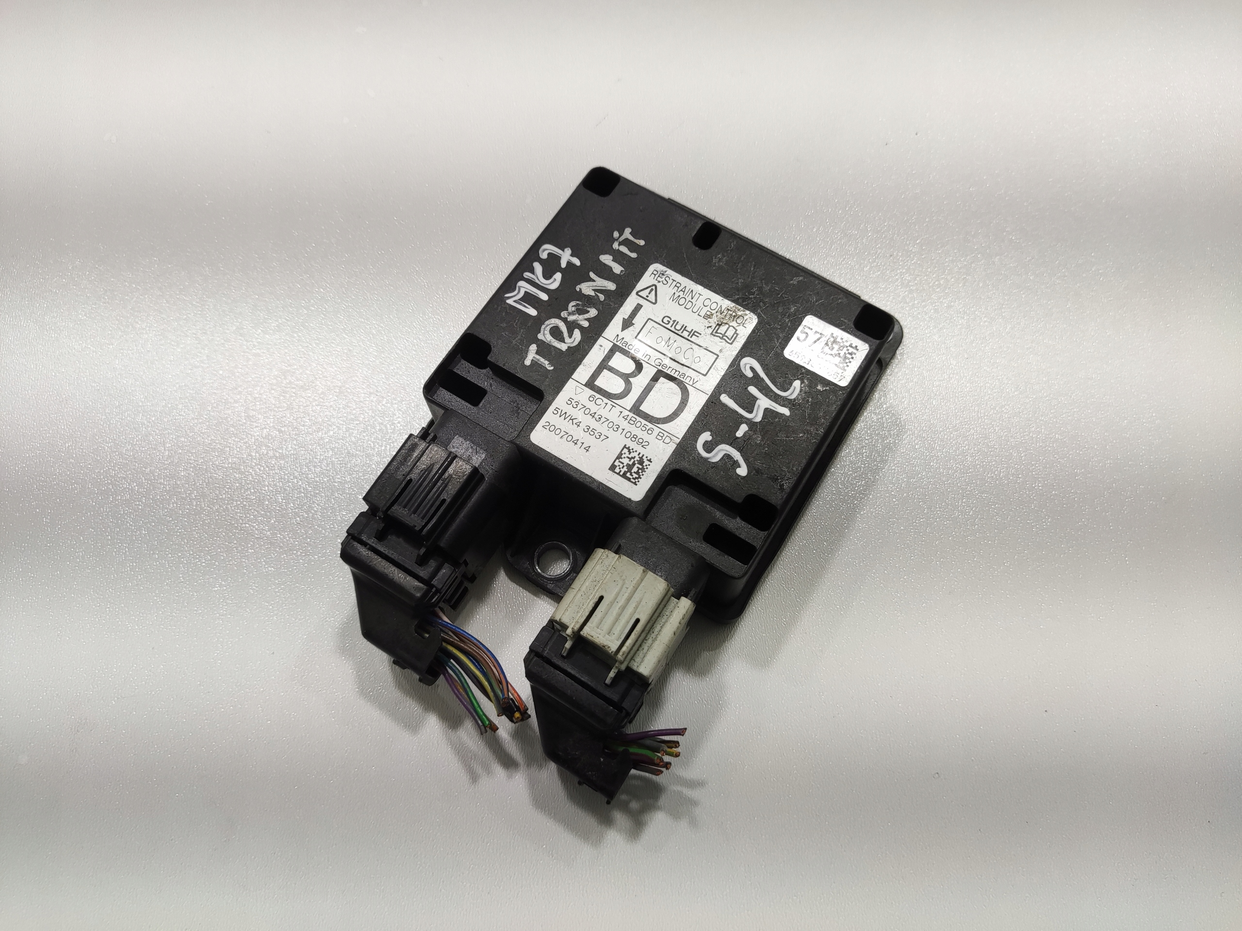 MODUL SENZOR RIADIACA JEDNOTKA AIRBAGOV FORD TRANSIT MK7 VII 6C1T-14B056-BD