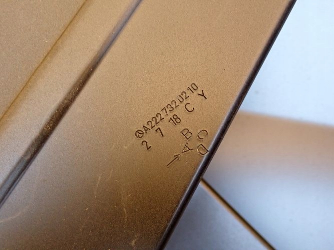 MERCEDES W222 222 S-KLASA LONG PRAVE ZADNE DVERE