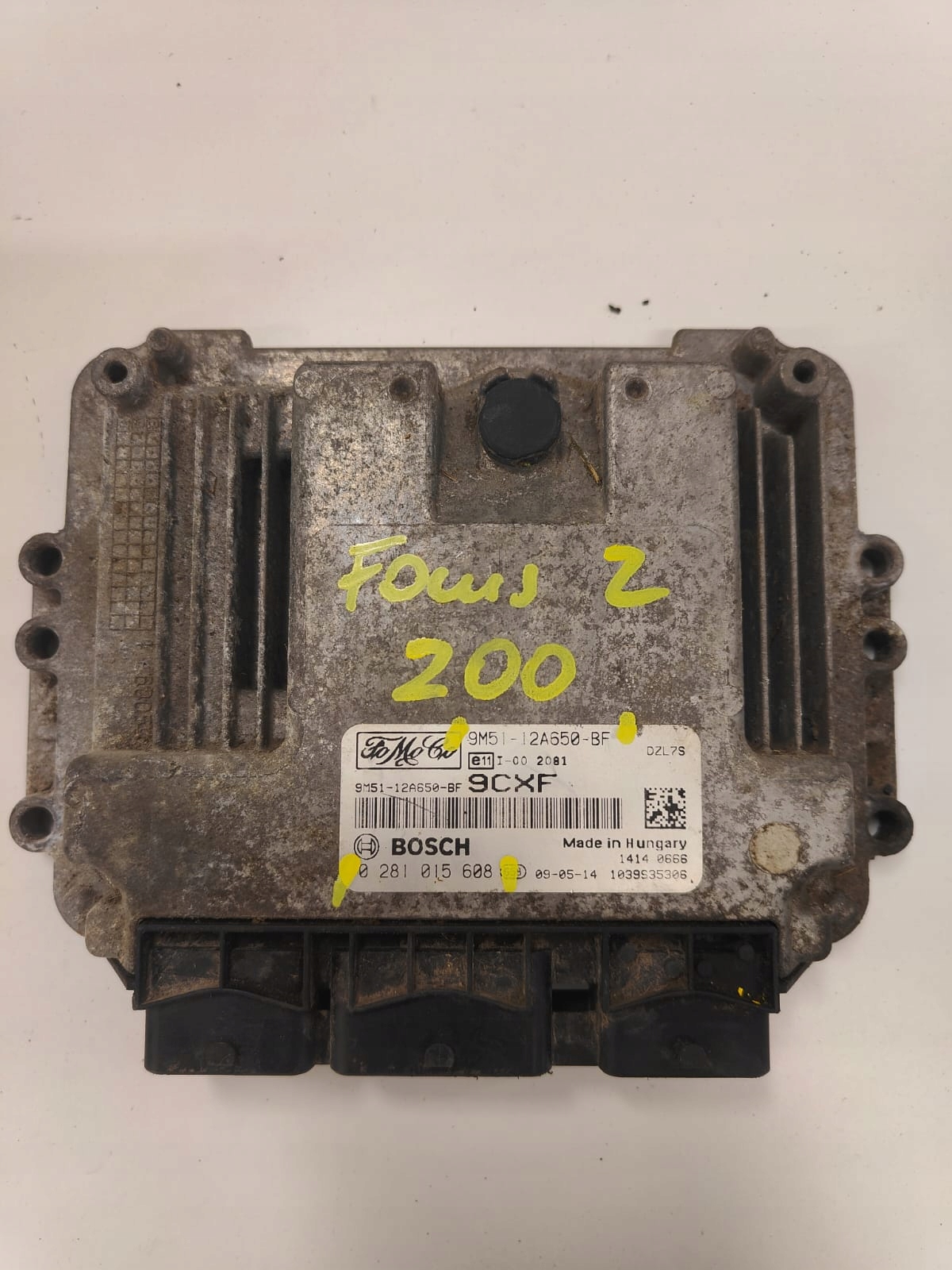 Ford focus II 9M51-12A650-BF 0281015608 9CXF RIADIACA JEDNOTKA MOTORA