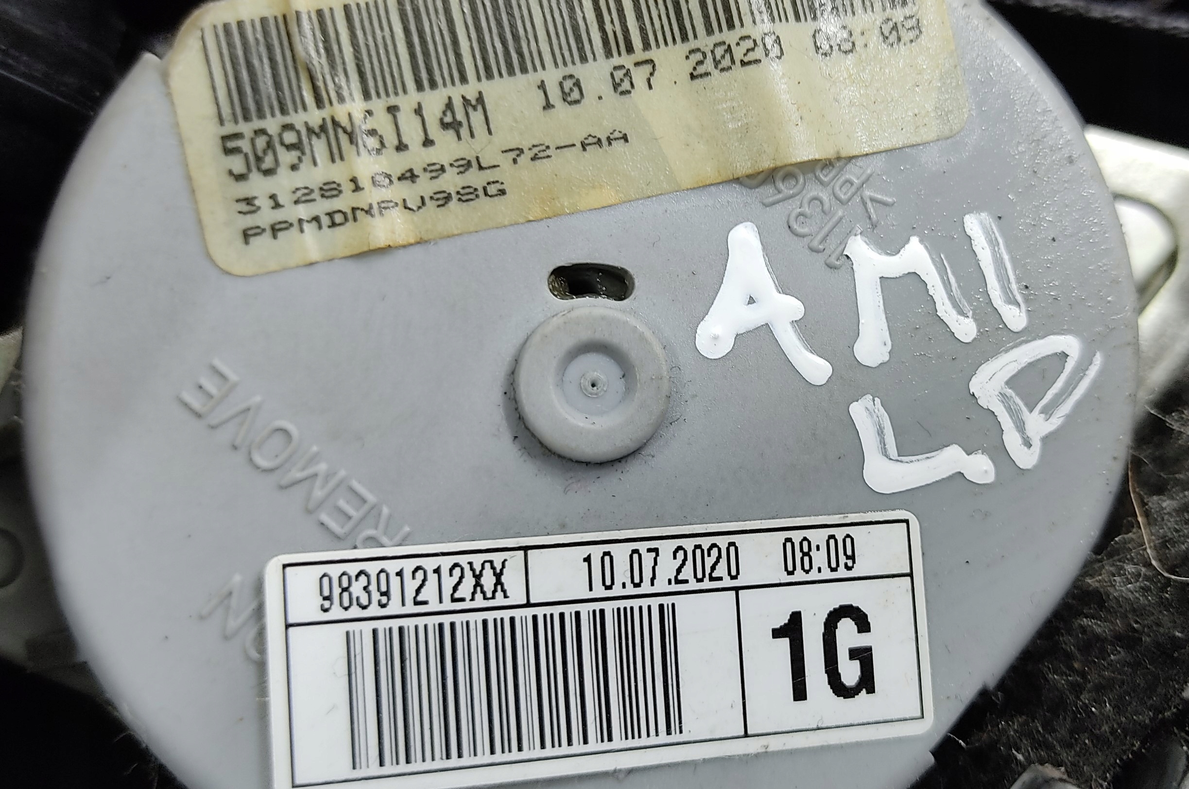 LAVY PREDNY BEZPECNOSTNY PÁS CITROEN AMI 98391212XX 20-24