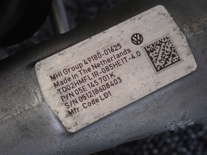 AUDI SEAT SKODA SEAT TURBO 49180-01625 1.5 TSI