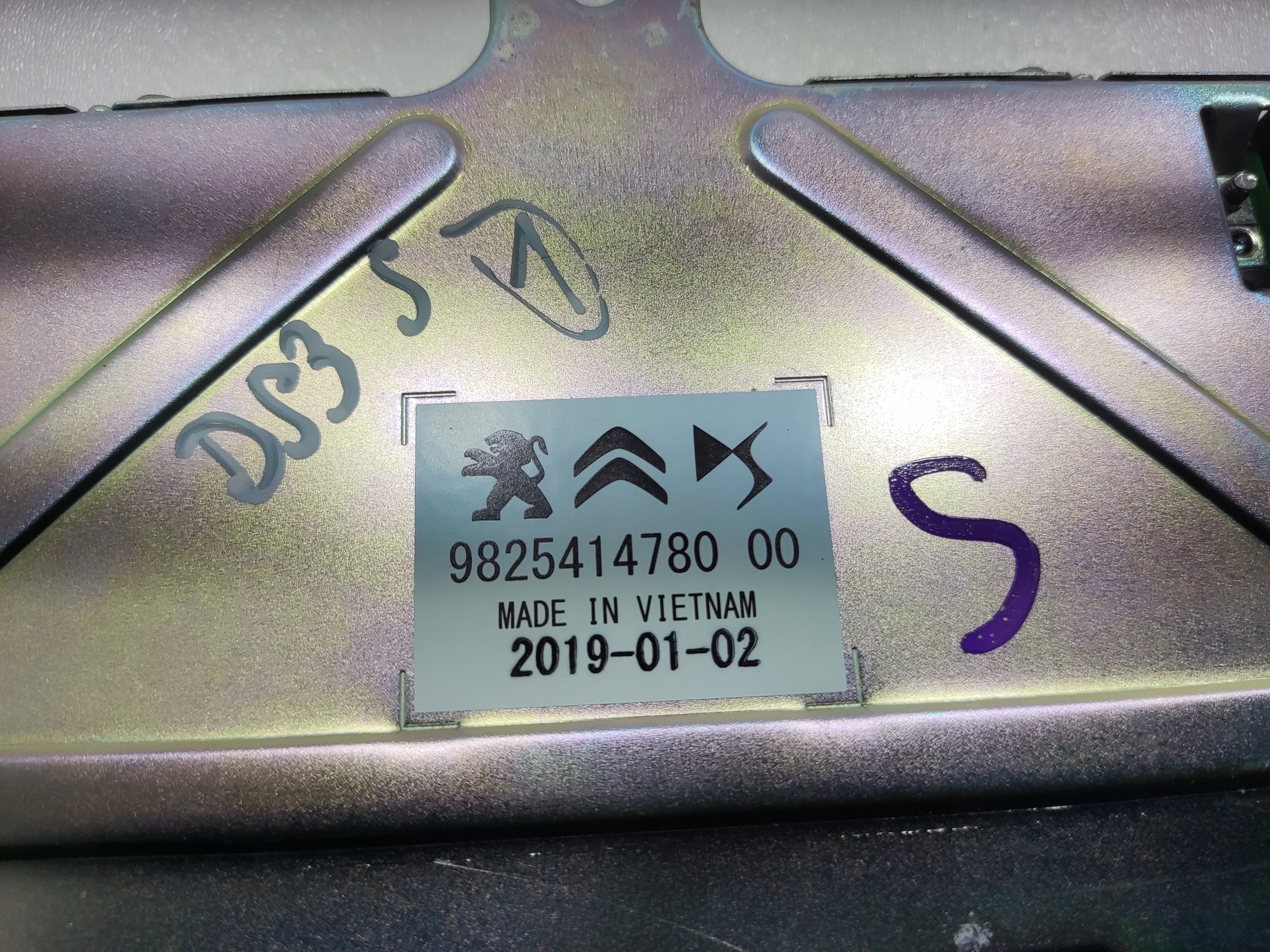 MODUL RIADIACA JEDNOTKA AUDIO CITROEN DS3 DS 3 CROSSBACK 9825414780 2019-2022