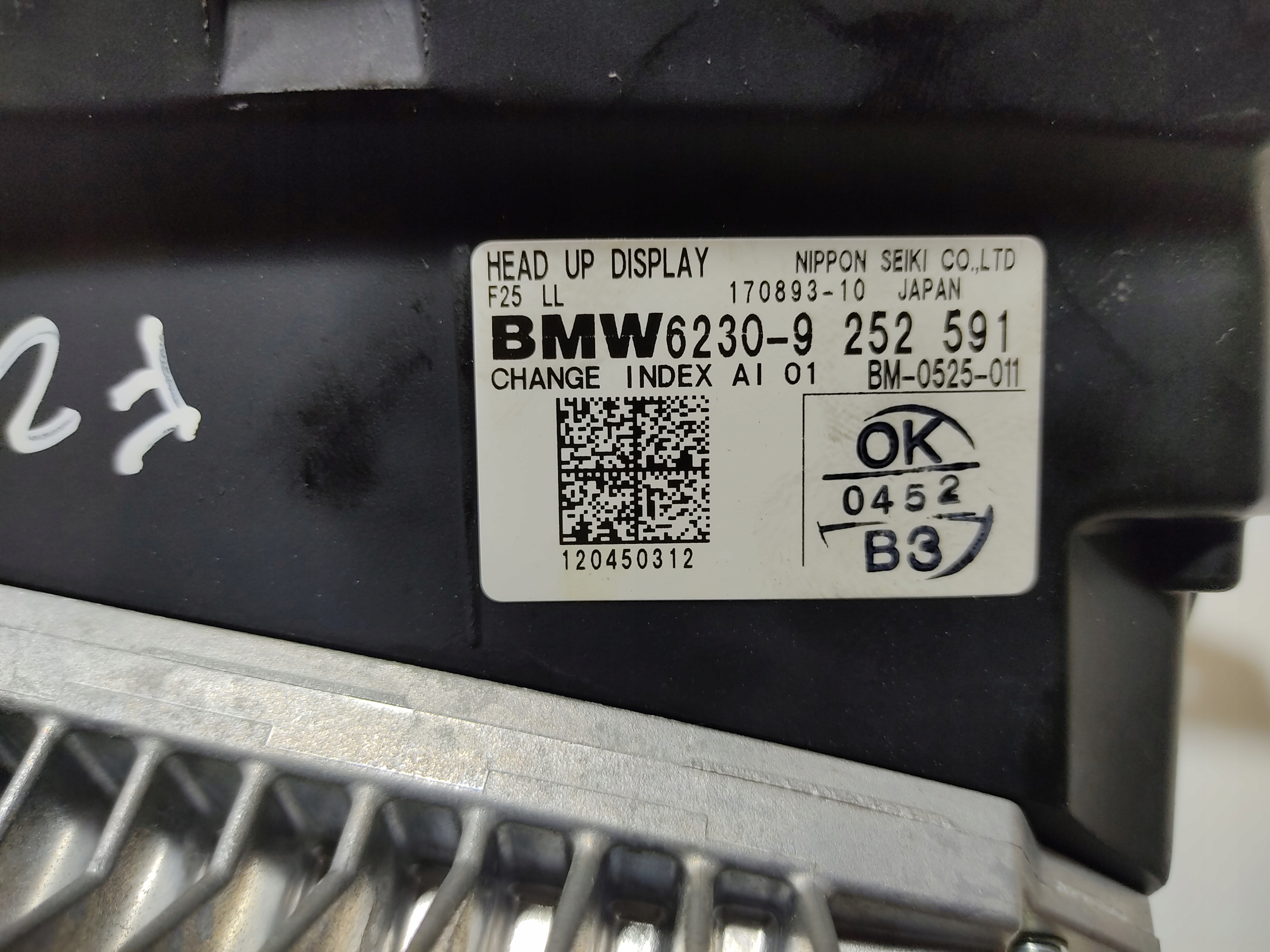 DISPLEJ HEAD UP BMW X3 F25 9252591 EUROPA 10-