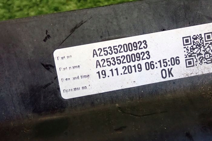 MERCEDES W253 253 GLC LISTA SPOJLER PREDNEHO NARAZNIKA