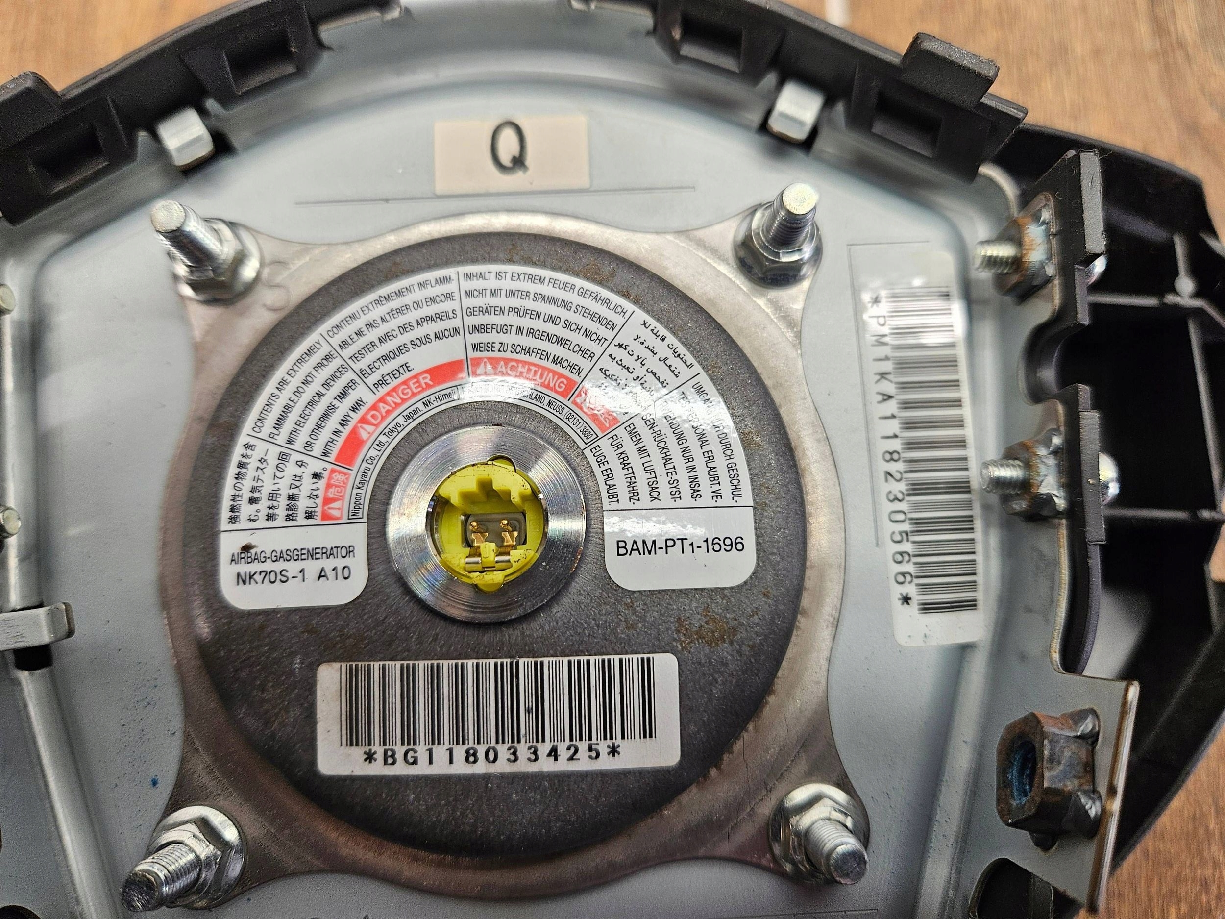 Nissan Juke I F15 BAMPT11696 VOLANTOVY AIRBAG