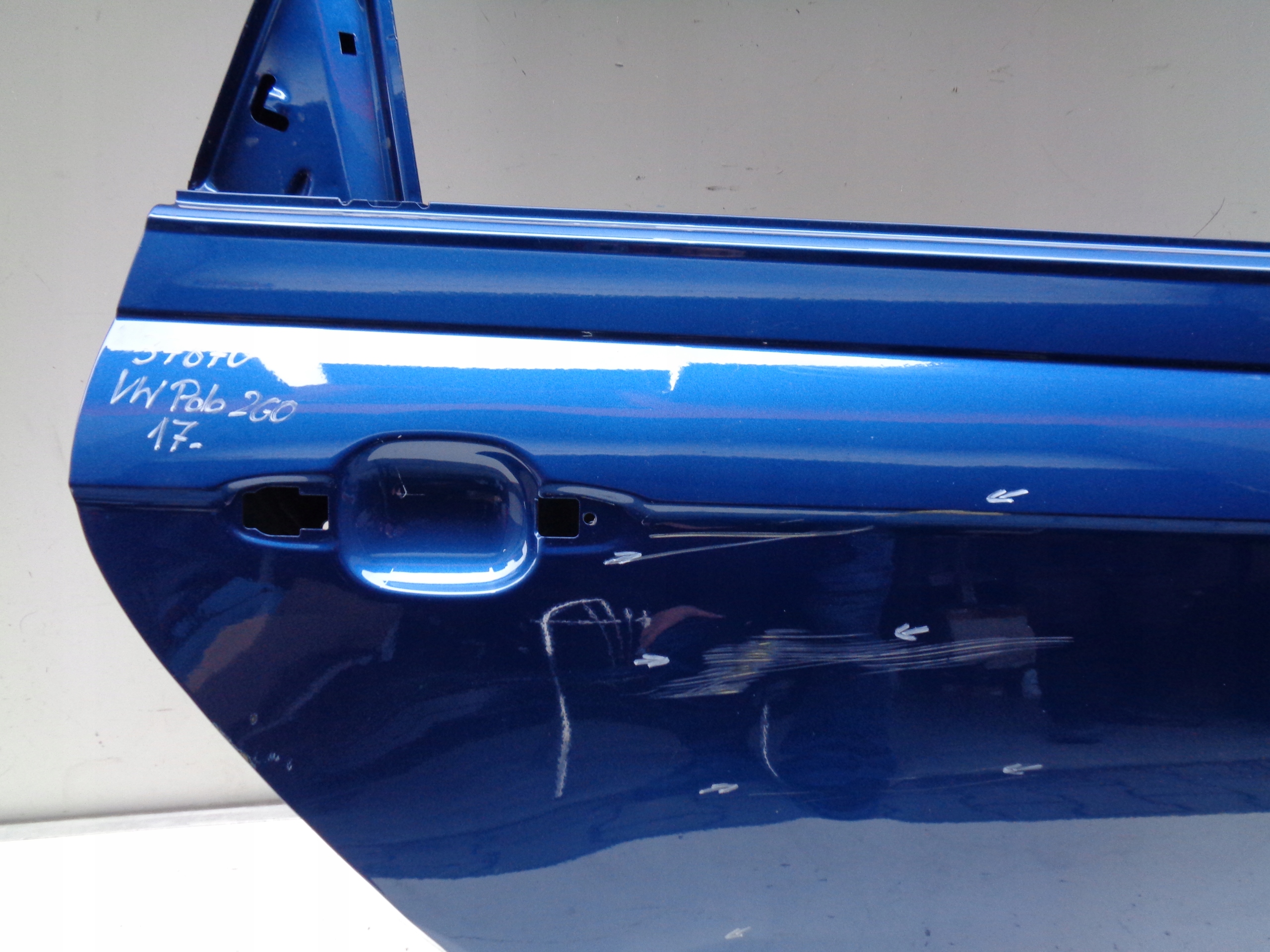 PRAVE ZADNE DVERE VW POLO 2G 2G0 17- NR 37870