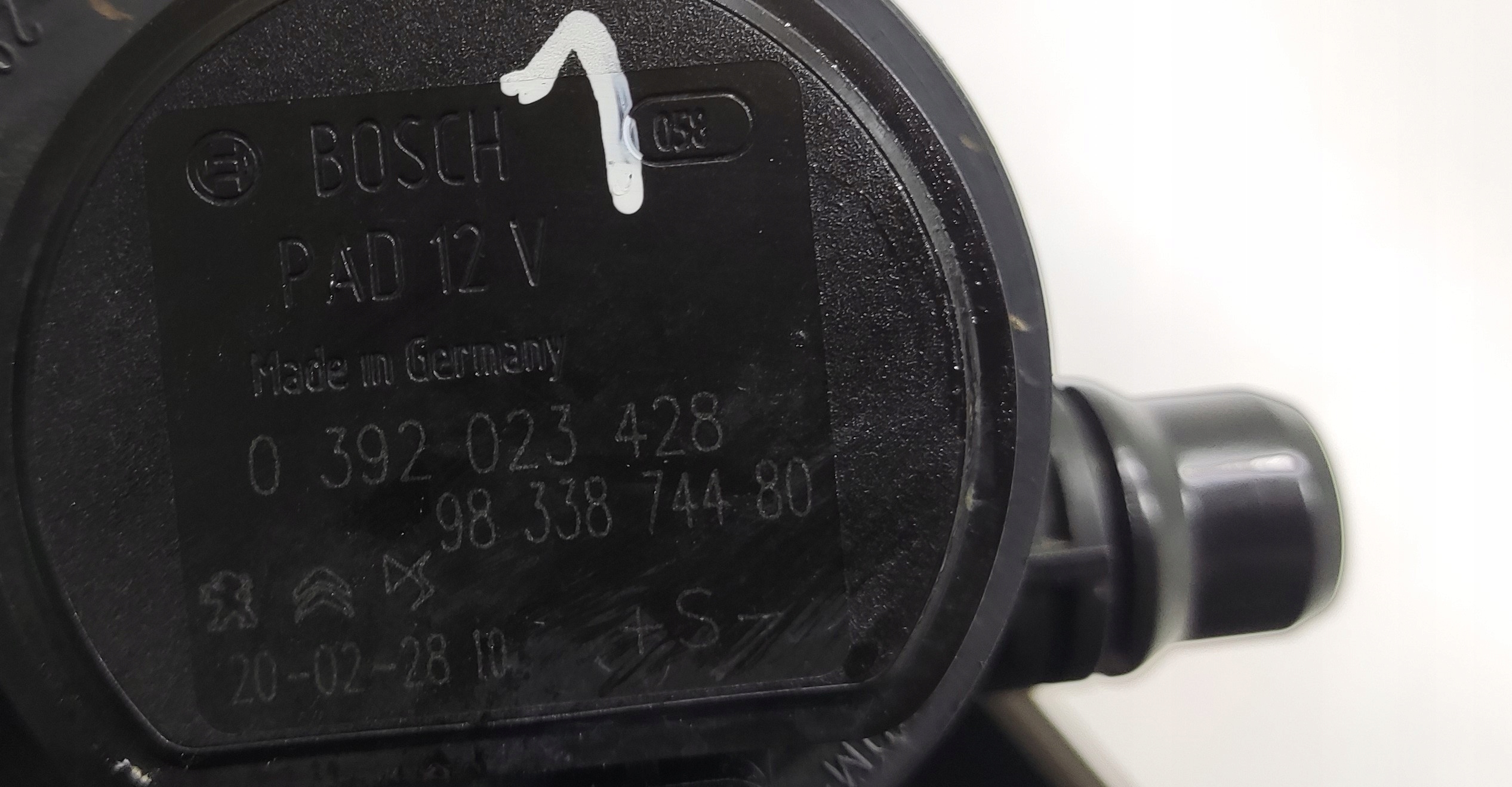 PRÍDAVNA VODNA PUMPA OPEL E-CORSA F 0392023428 9833874480 2019-2024