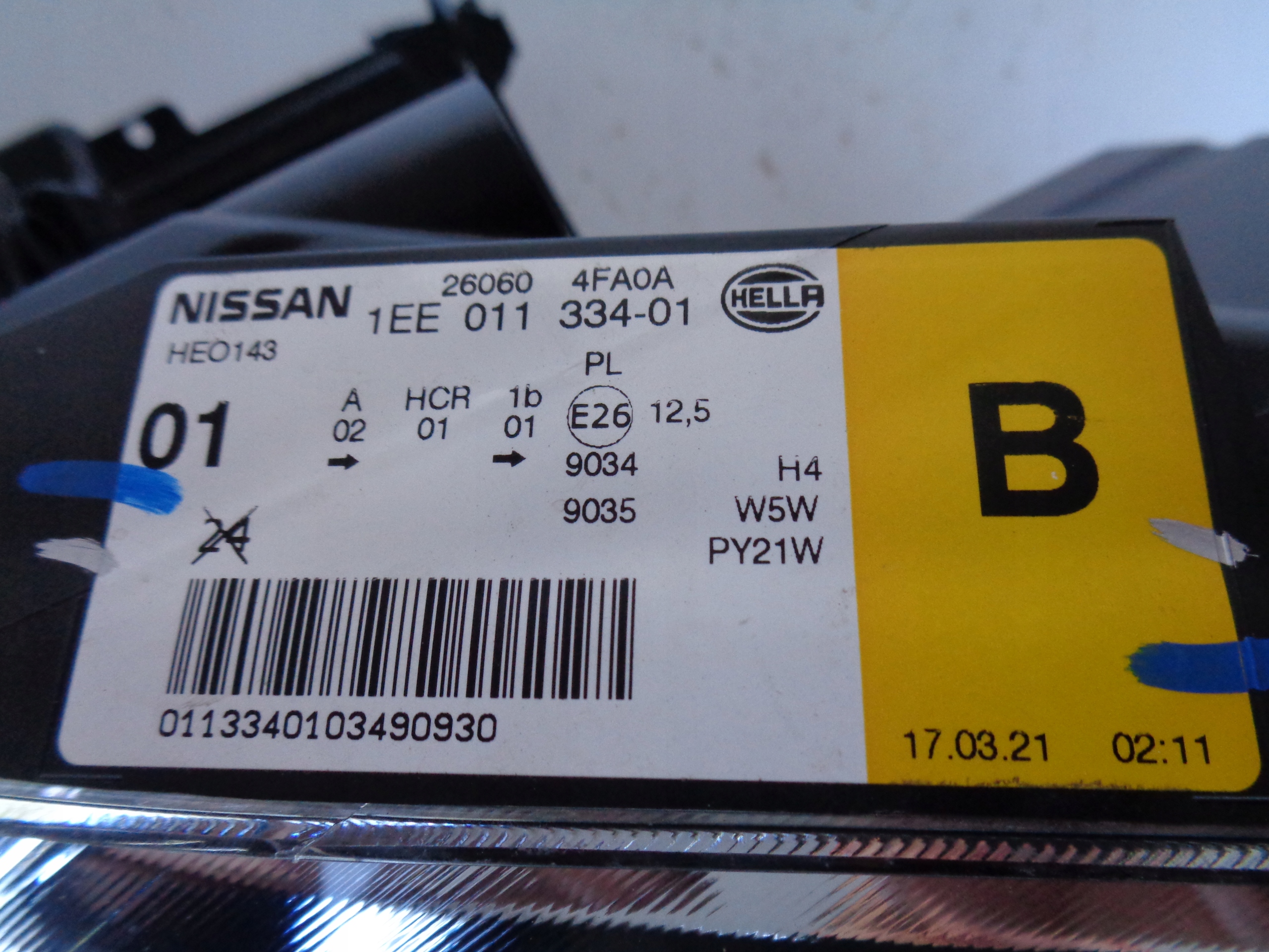 LAVE PREDNE SVETLO NISSAN E-NV200 ENV200