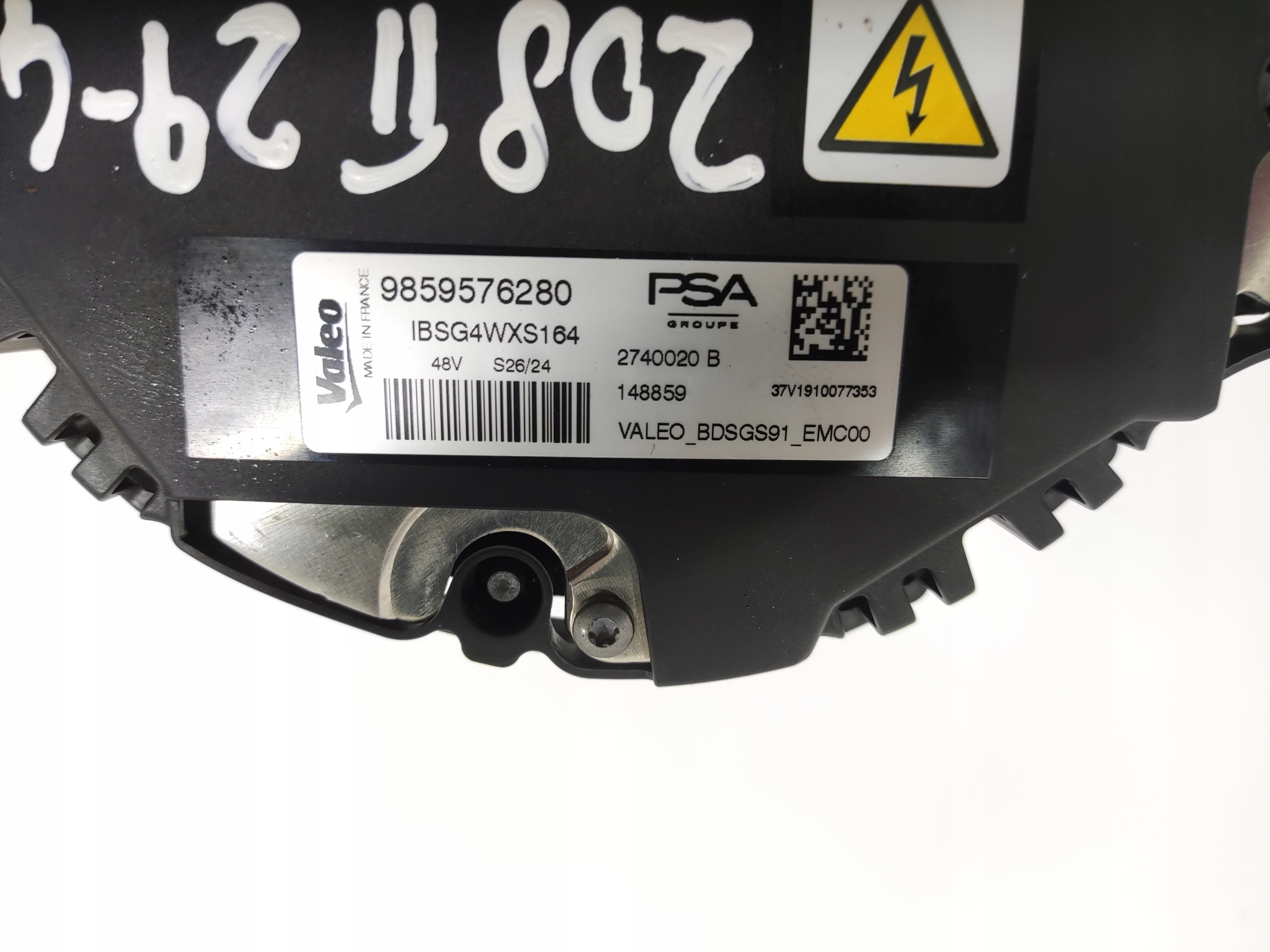 ALTERNÁTOR PEUGEOT 208 II 1.2 THP 9859576280 IBSG4WXS164 2024-2025 LIFT