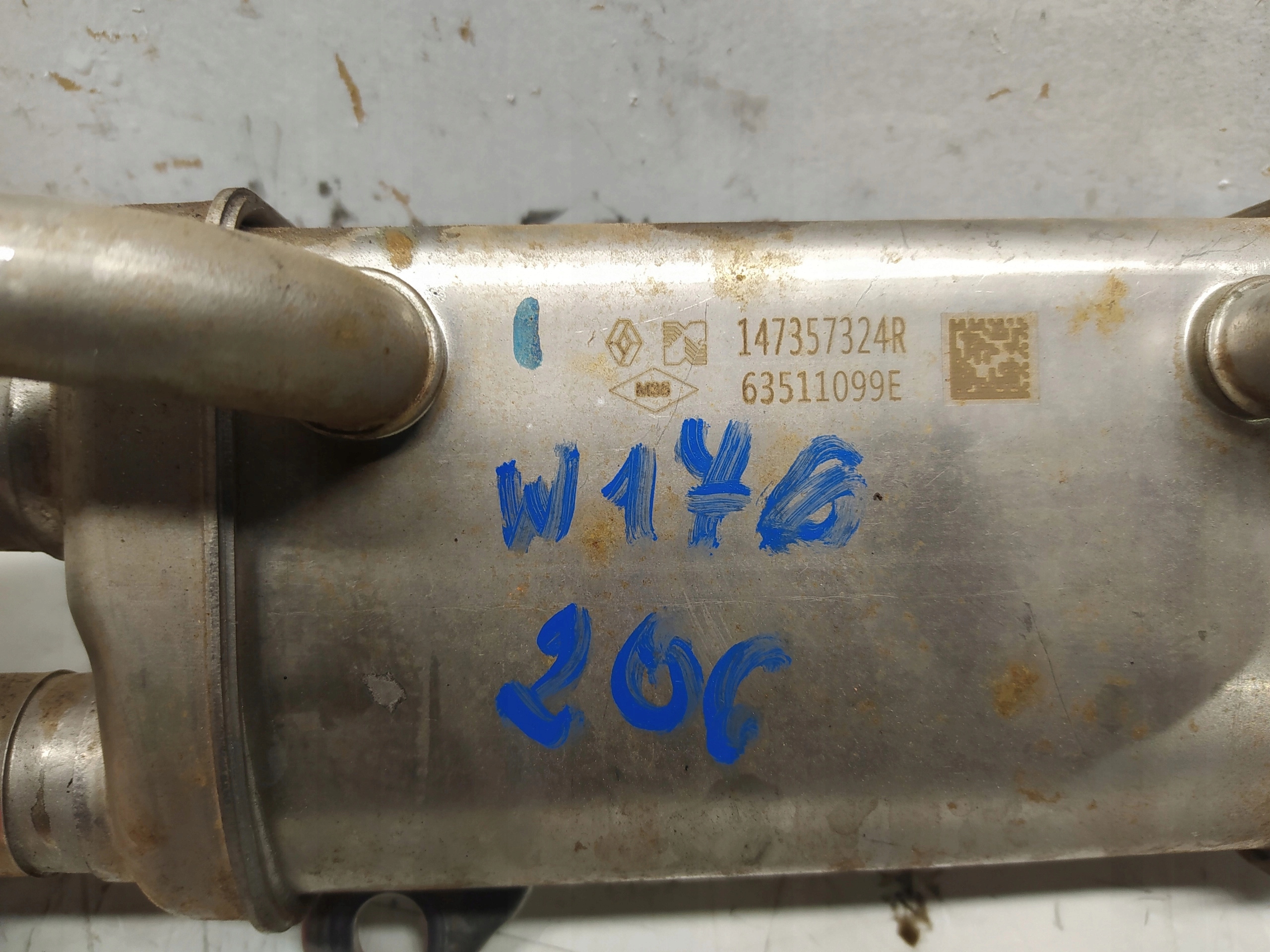 MERCEDES W176 1.5DCI CHLADIČ SPALÍN 147357324R