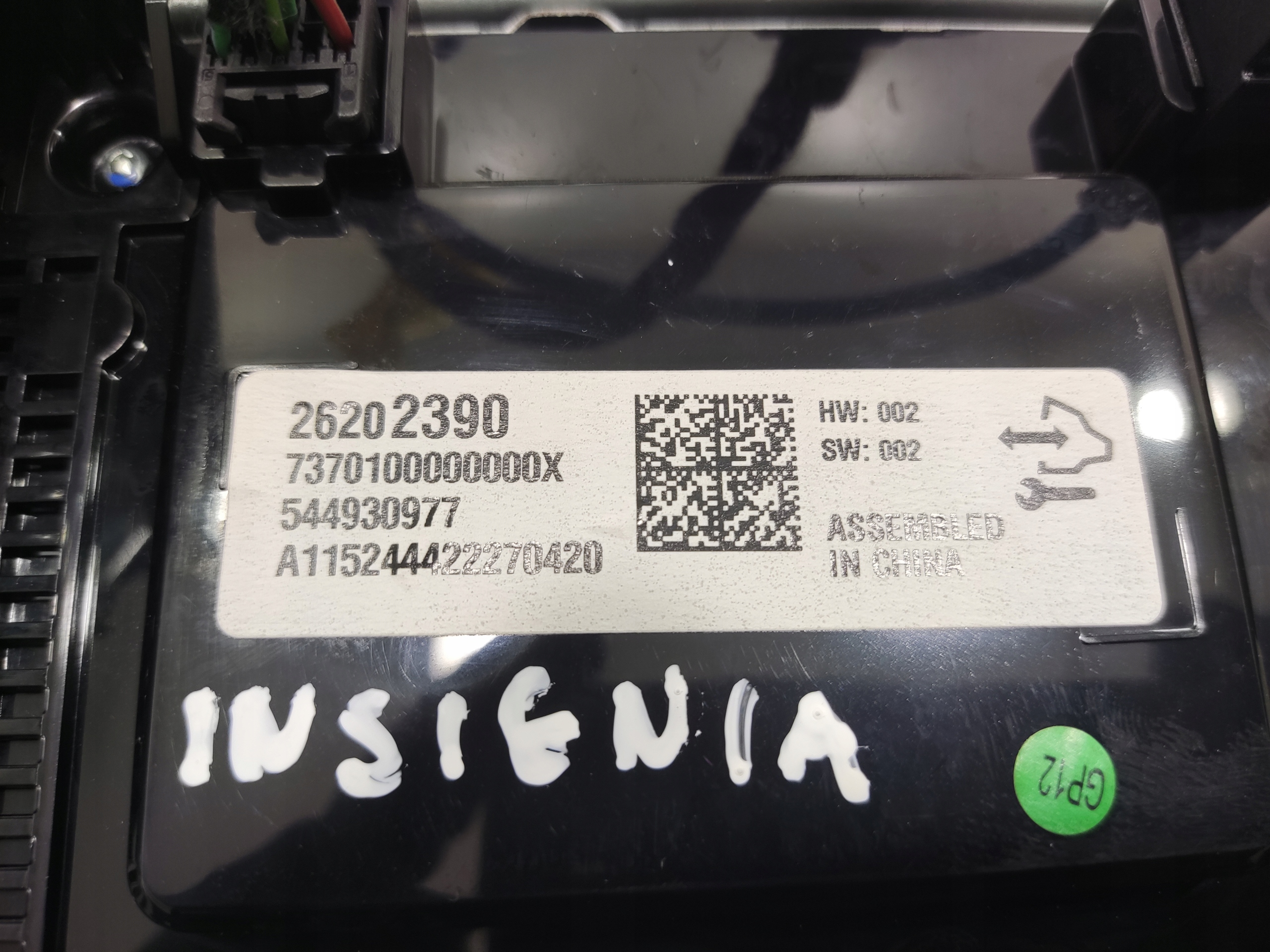 DISPLEJ DISPLEJ PRISTROJOVEJ OPEL INSIGNIA I A 26202390 2013-2017