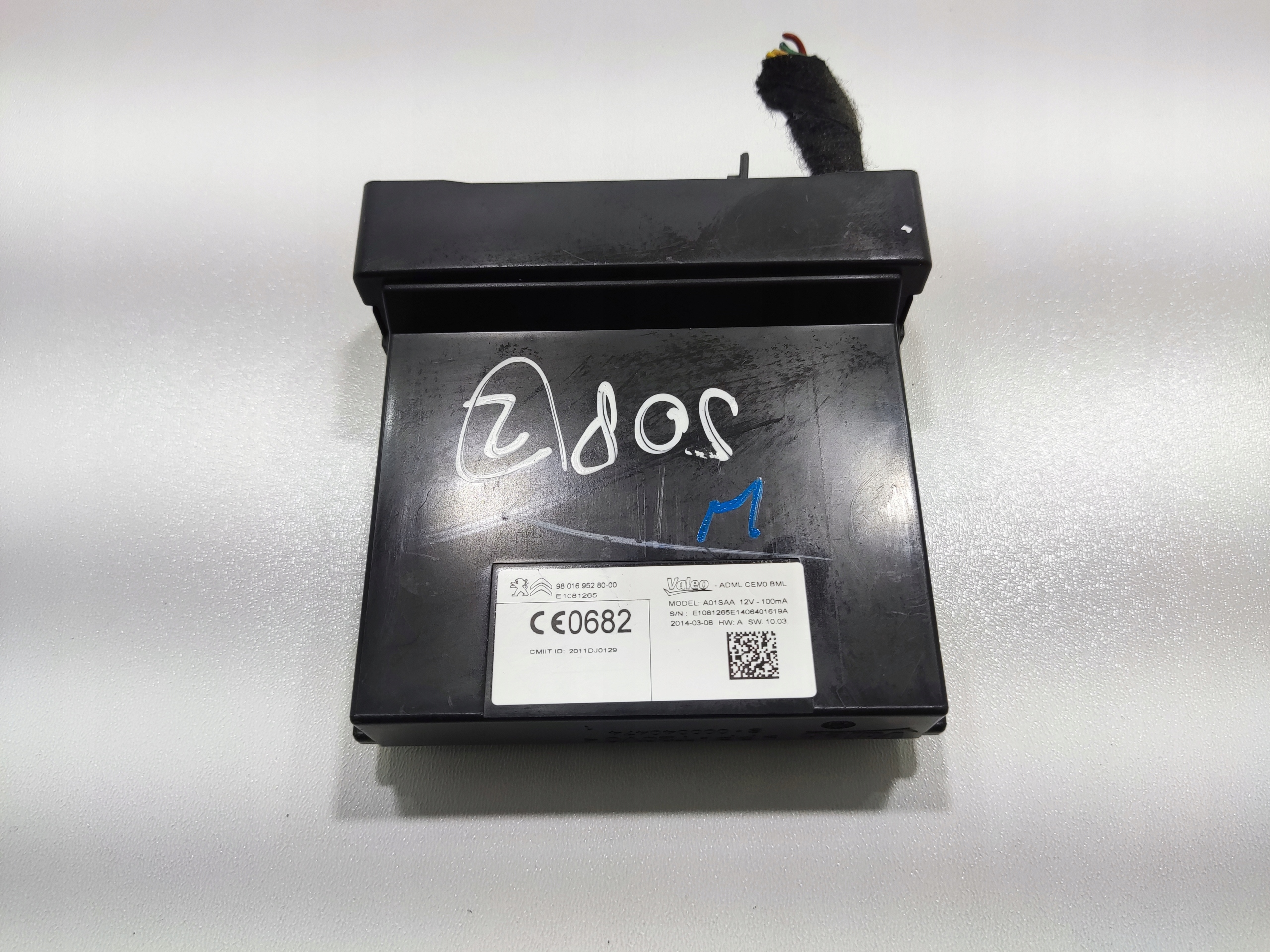 MODUL RIADIACA JEDNOTKA ECU PEUGEOT 508 I 9801695280 2010-2014