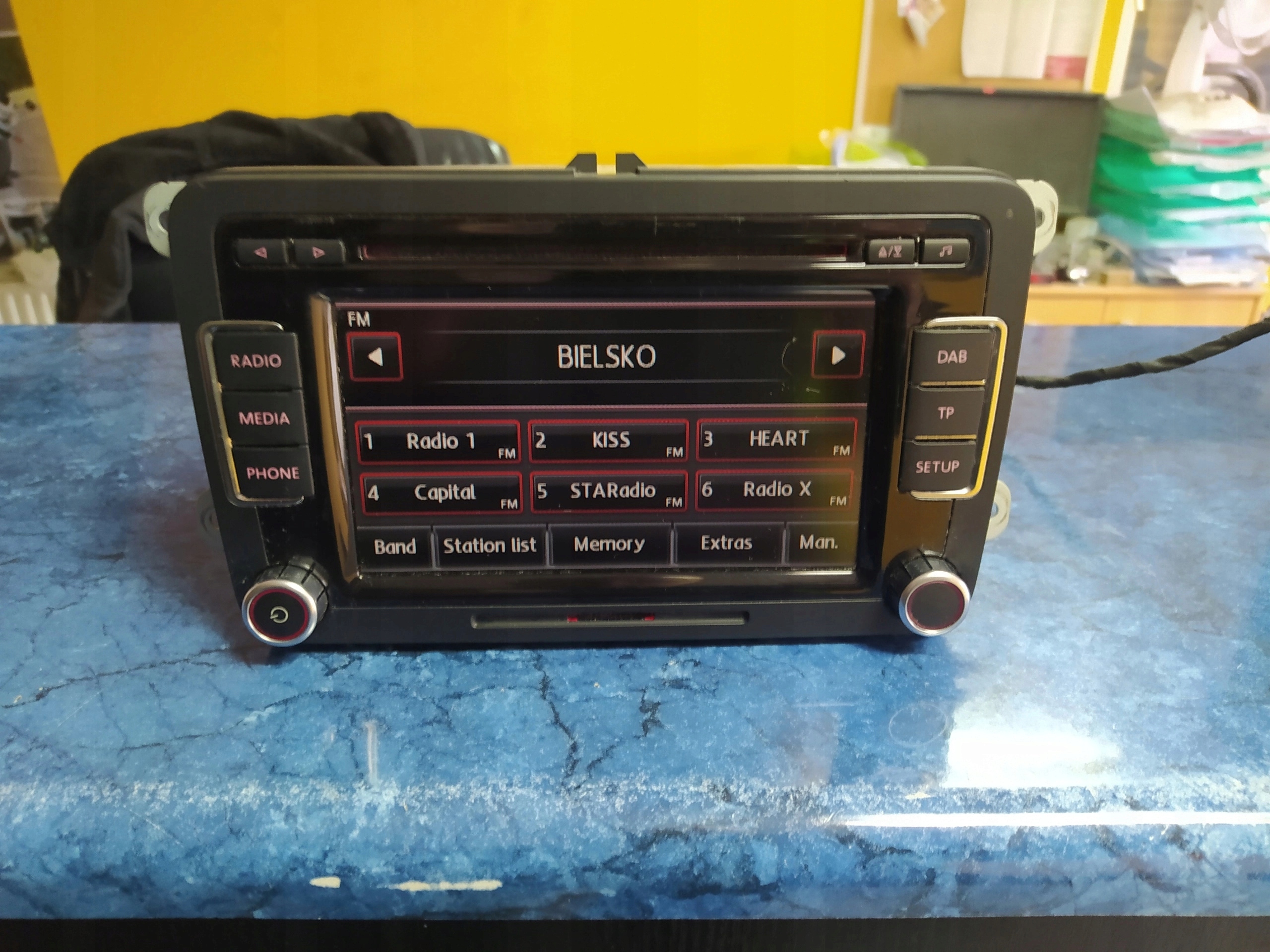 VW GOLF V TOURAN PASSAT  RADIO KOD 3C8035195A