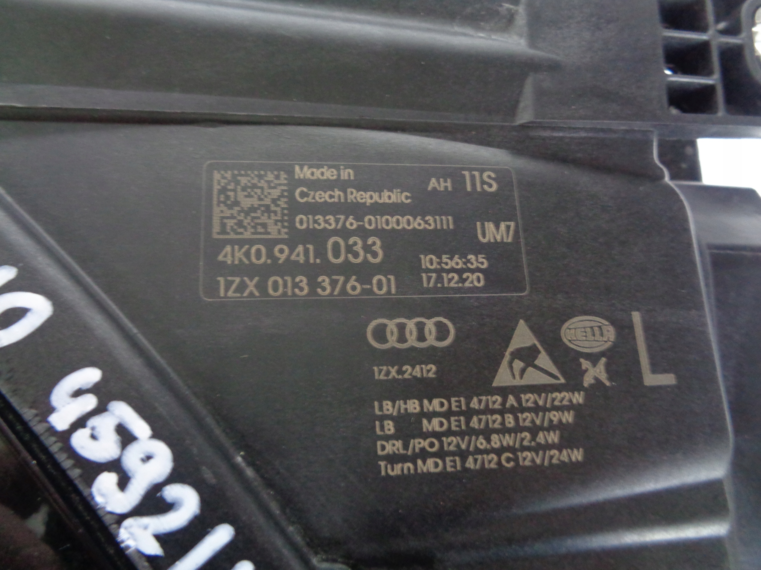 ĽAVÉ SVETLO AUDI A6 C8 4K 4K0 18- FULL LED