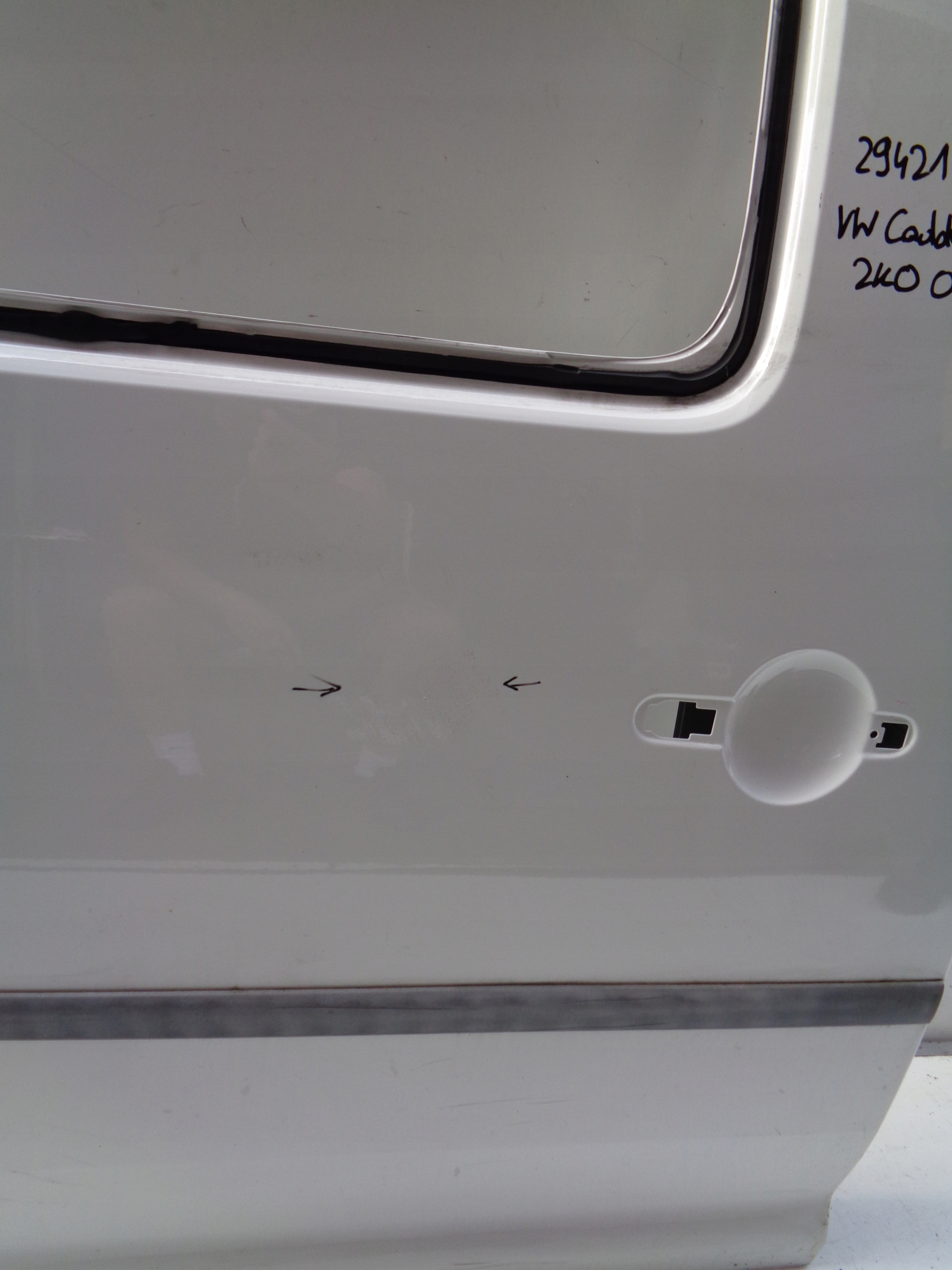 PRAVE ZADNE DVERE POSUVNE VW CADDY 2K 03- LONG