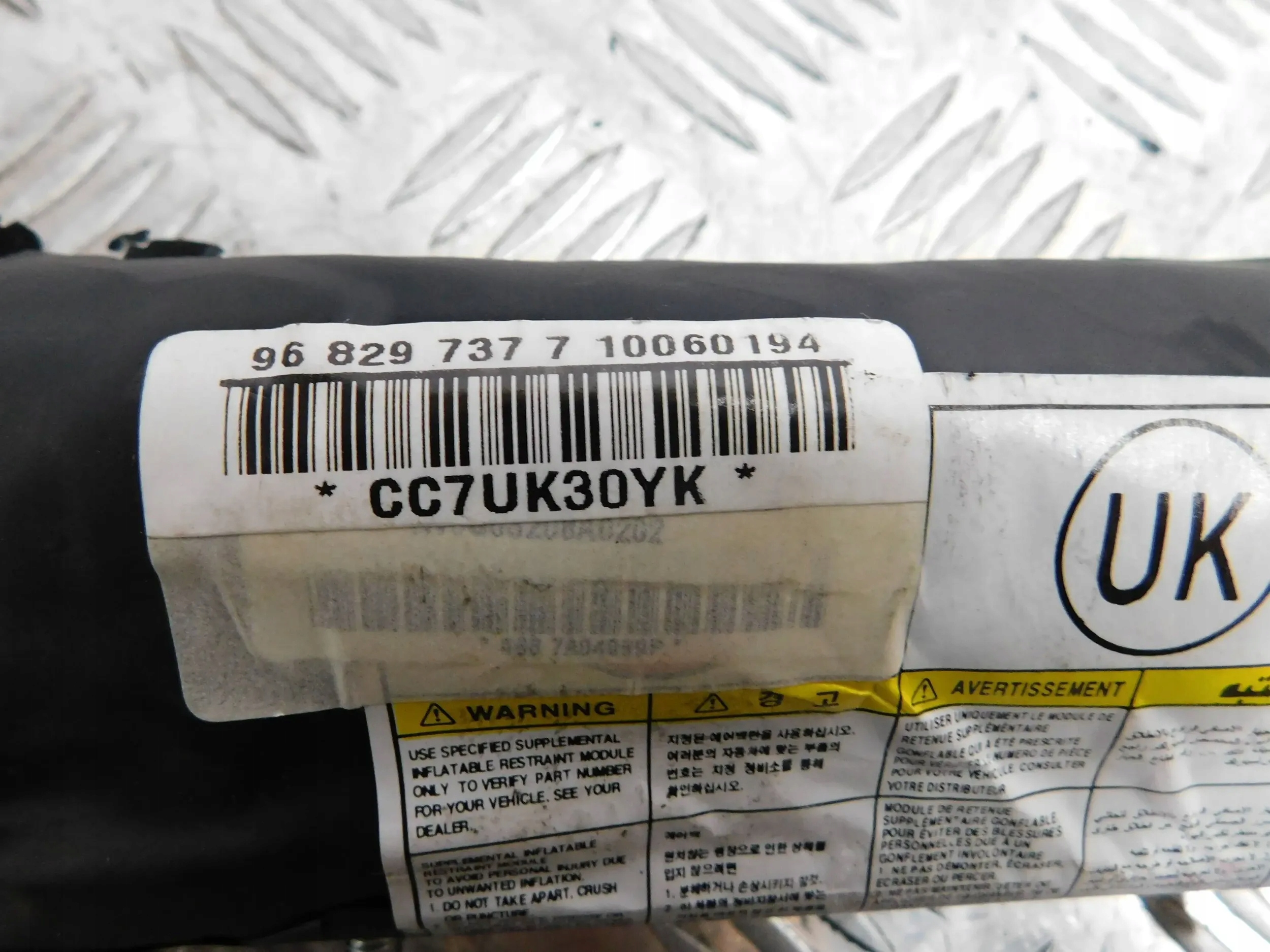 AIRBAG LAVEJ PREDNEJ SEDACKY CAPTIVA