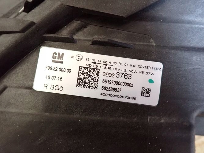 OPEL ASTRA V K LED LUX 16- PRAVE PREDNE SVETLO 39023763