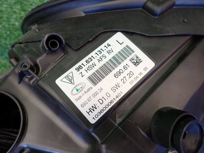 PORSCHE BOXER 981 XENON LAVE PREDNE SVETLO 98163113114