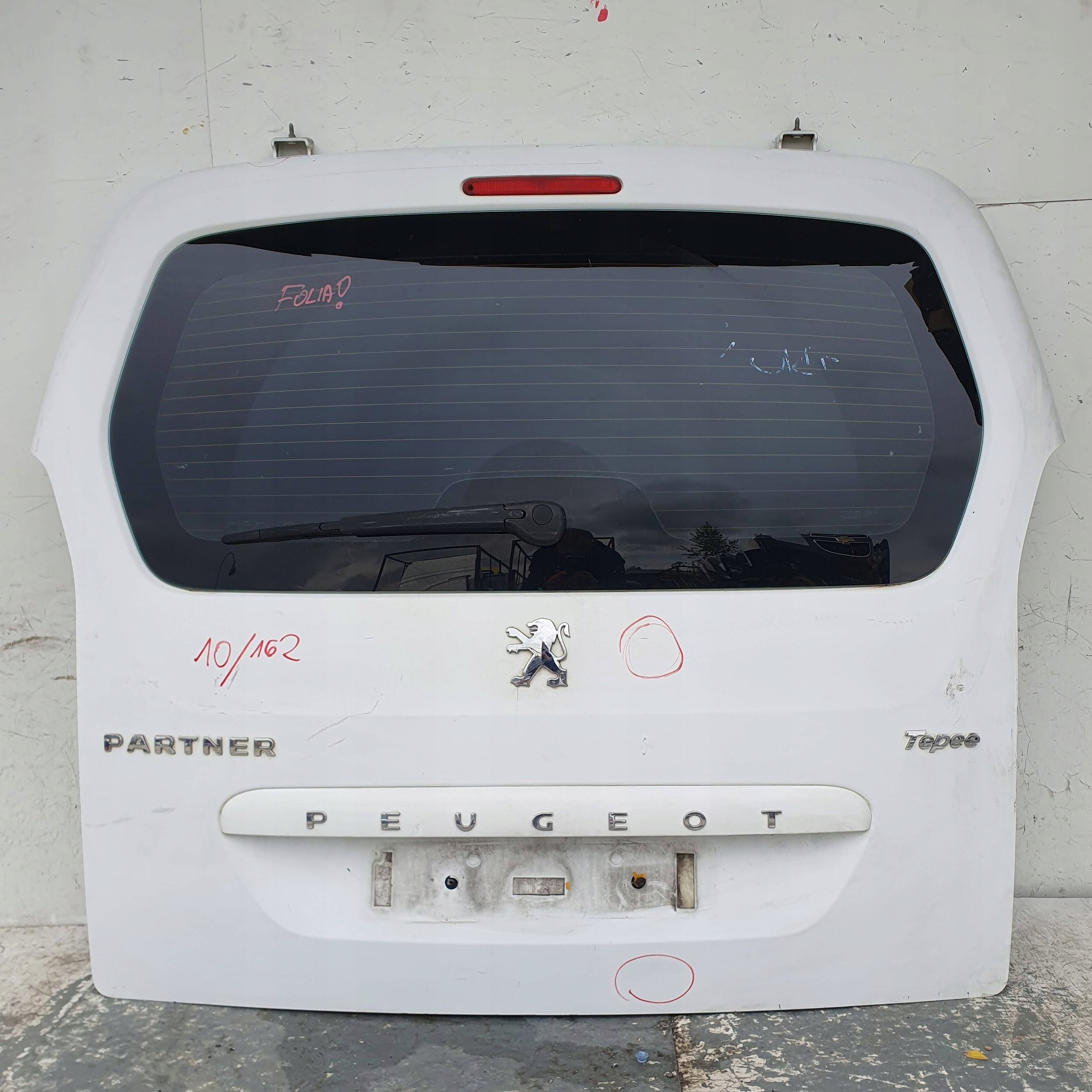 Peugeot Partner III 3 08- ZAD ZADna ZADNÁ KAPOTA