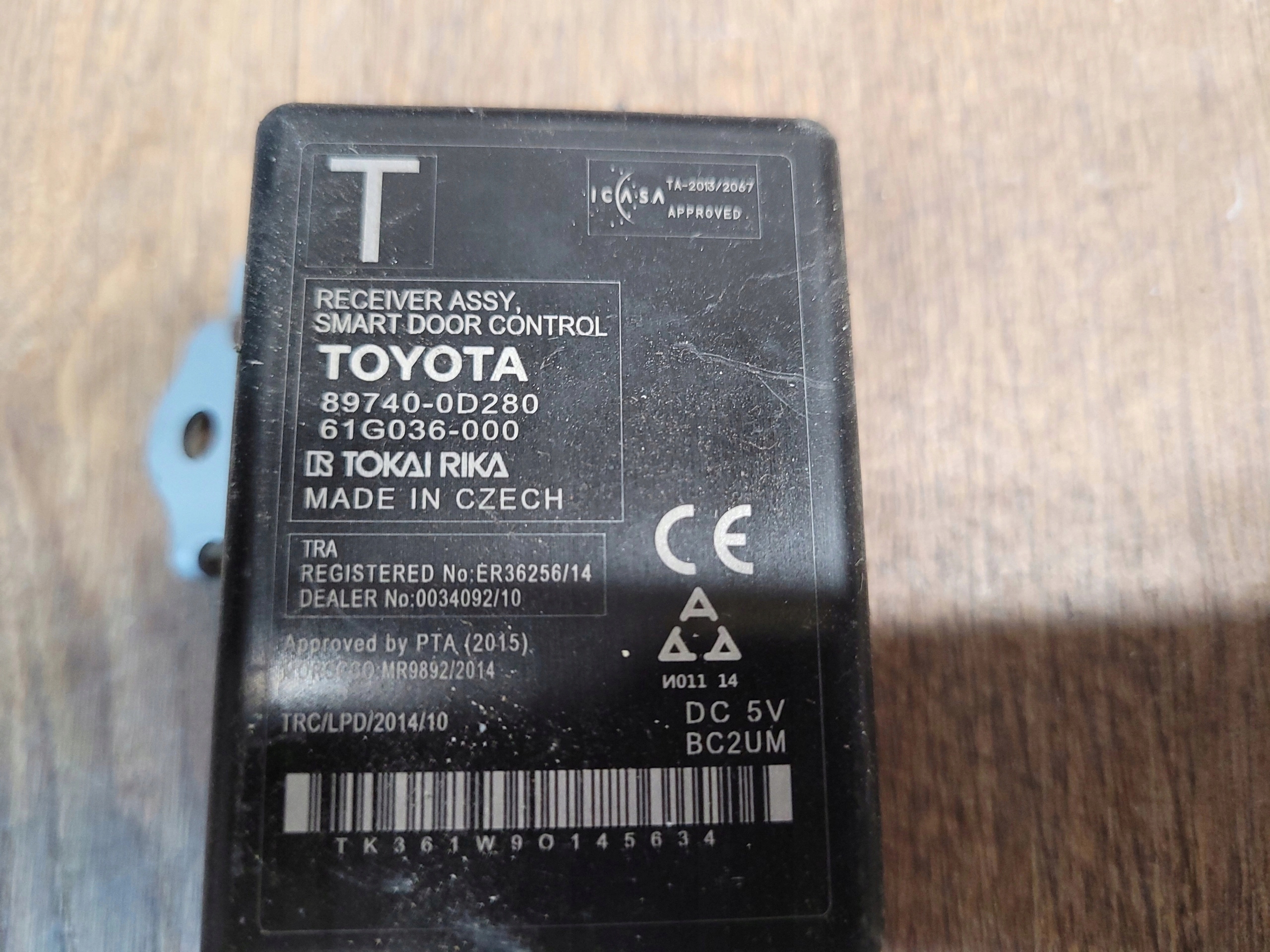 YARIS III CIDLO TLAKU VZDUCHU 89760-0D070