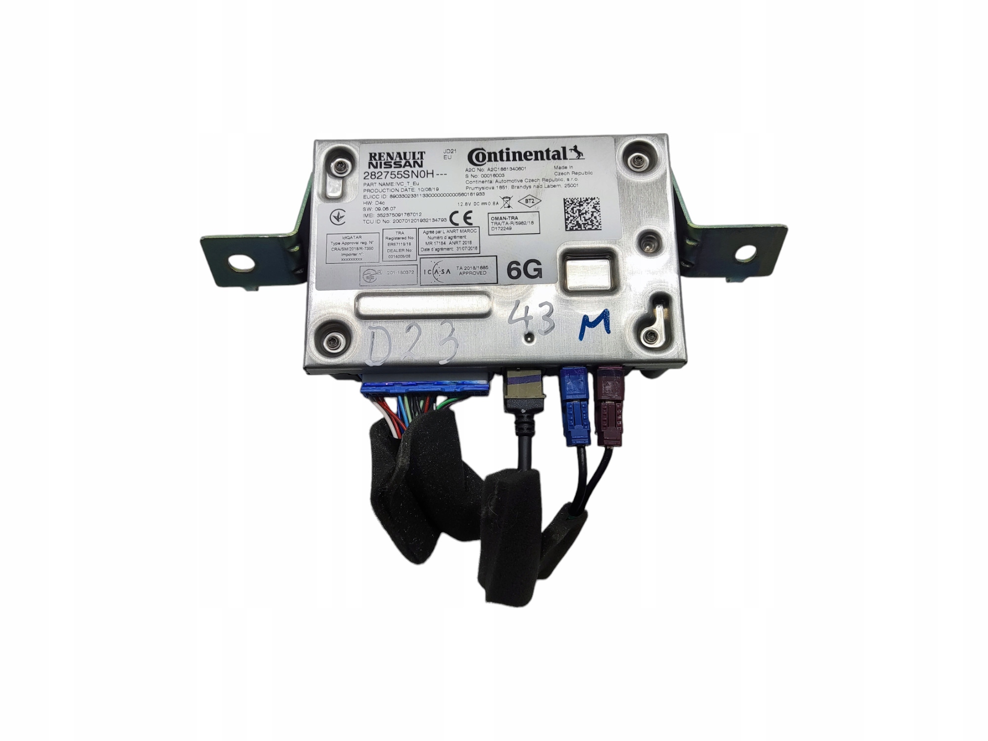 MODUL RIADIACA JEDNOTKA ZAMYKANIA CENTRALNEGO NISSAN NAVARA IV D23 NP300 282755SN0H 15-