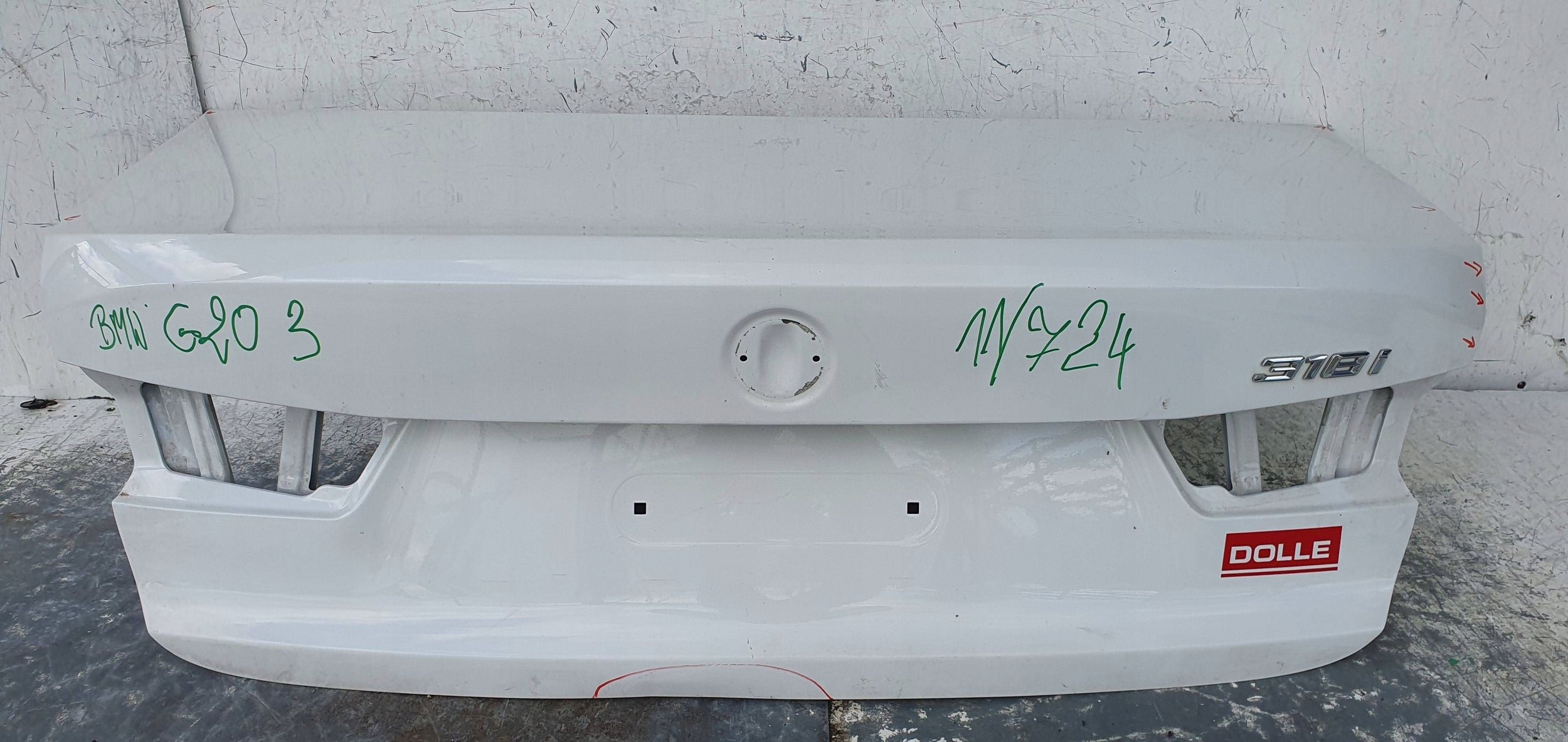 BMW 3 G20 ZADna ZADNÁ KAPOTA