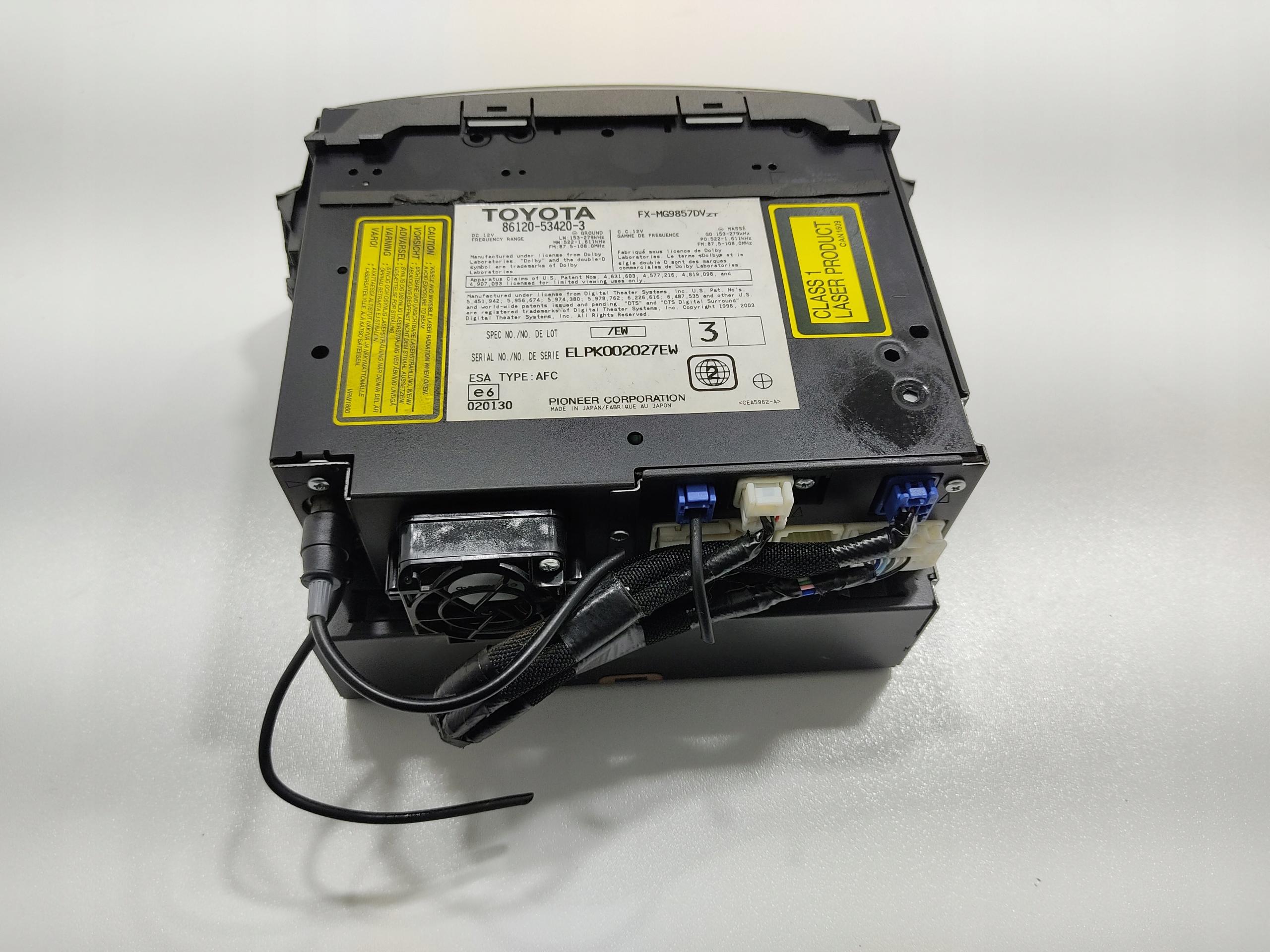 AUTORÁDIO LEXUS IS II 86120-53420 86120-53420-3 86120-53420 2005-2009