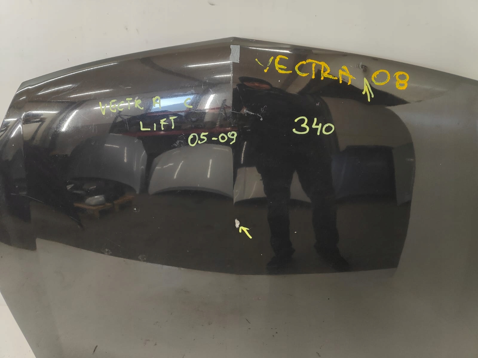 Opel vectra c lift 05-09 PREDNÁ KAPOTA