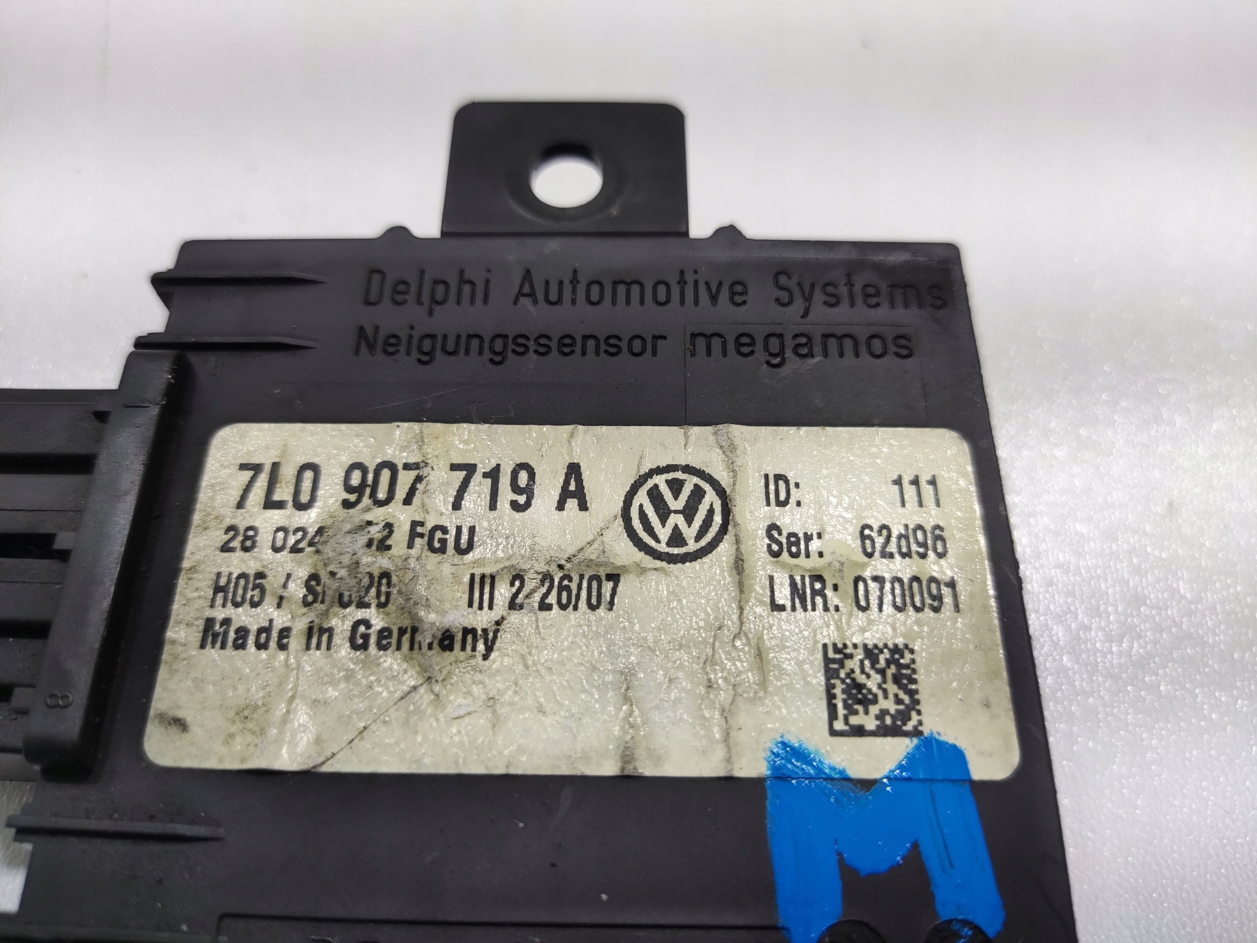 MODUL RIADIACA JEDNOTKA ALARMU PORSCHE CAYENNE I 2007-2009 LIFT 7L0907719A
