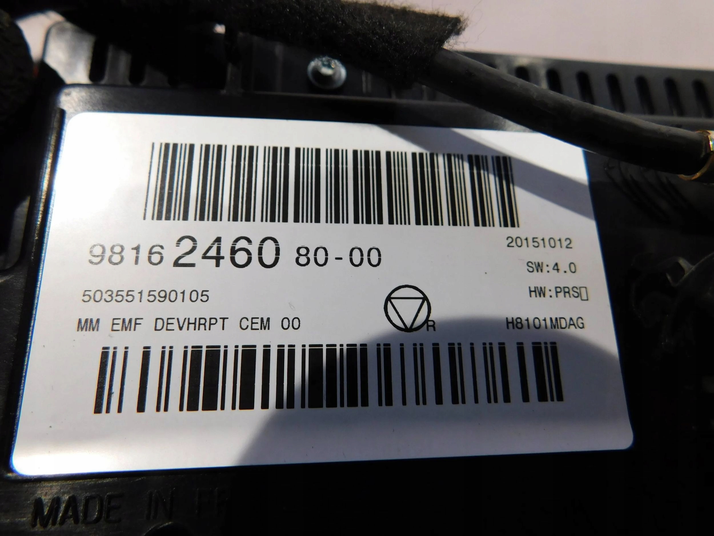 DISPLEJ RADIO NAVIGACIA CITROEN C3 II 9816246080