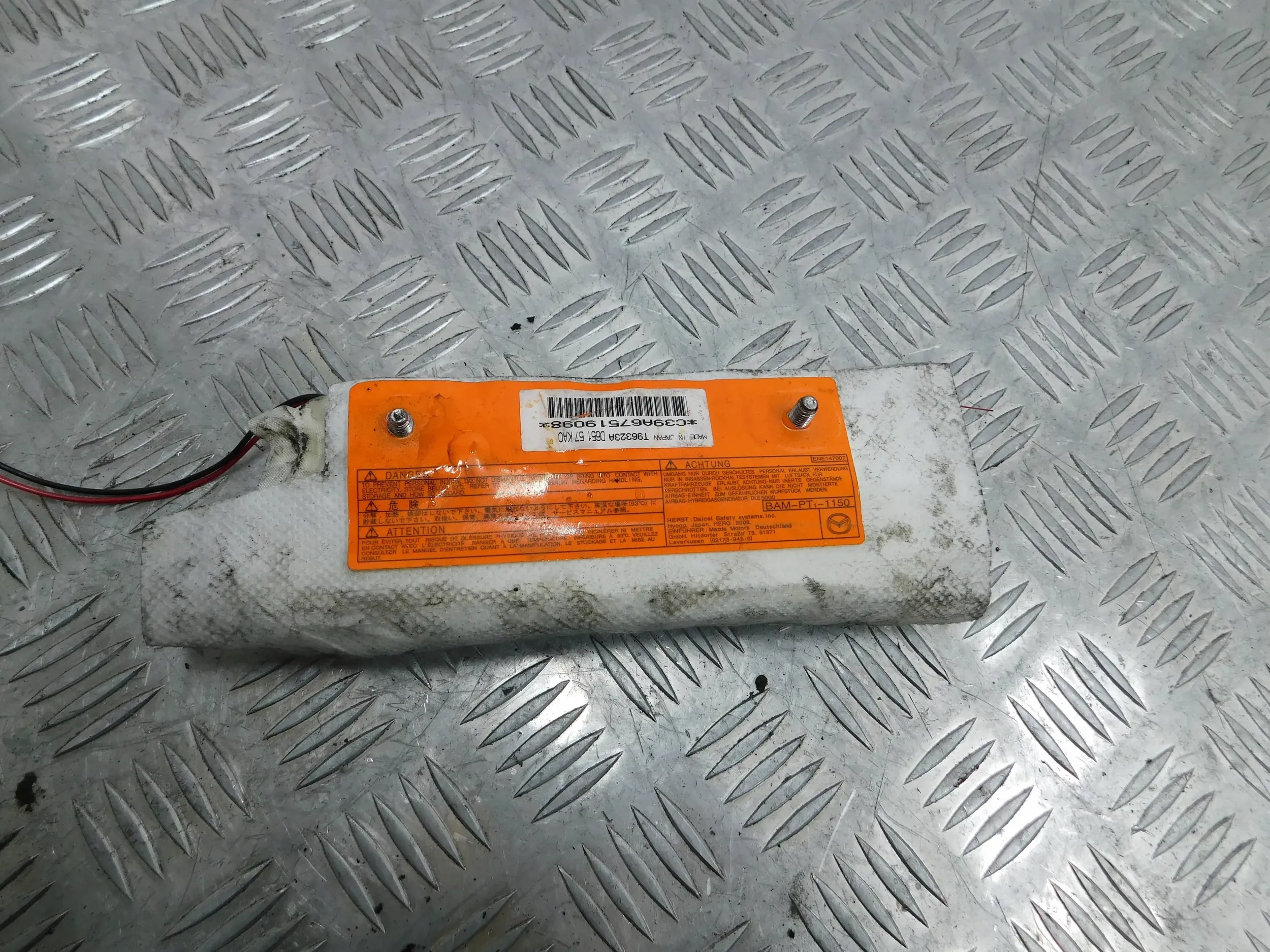 AIRBAG SEDACKY MAZDA 2 DE 07-