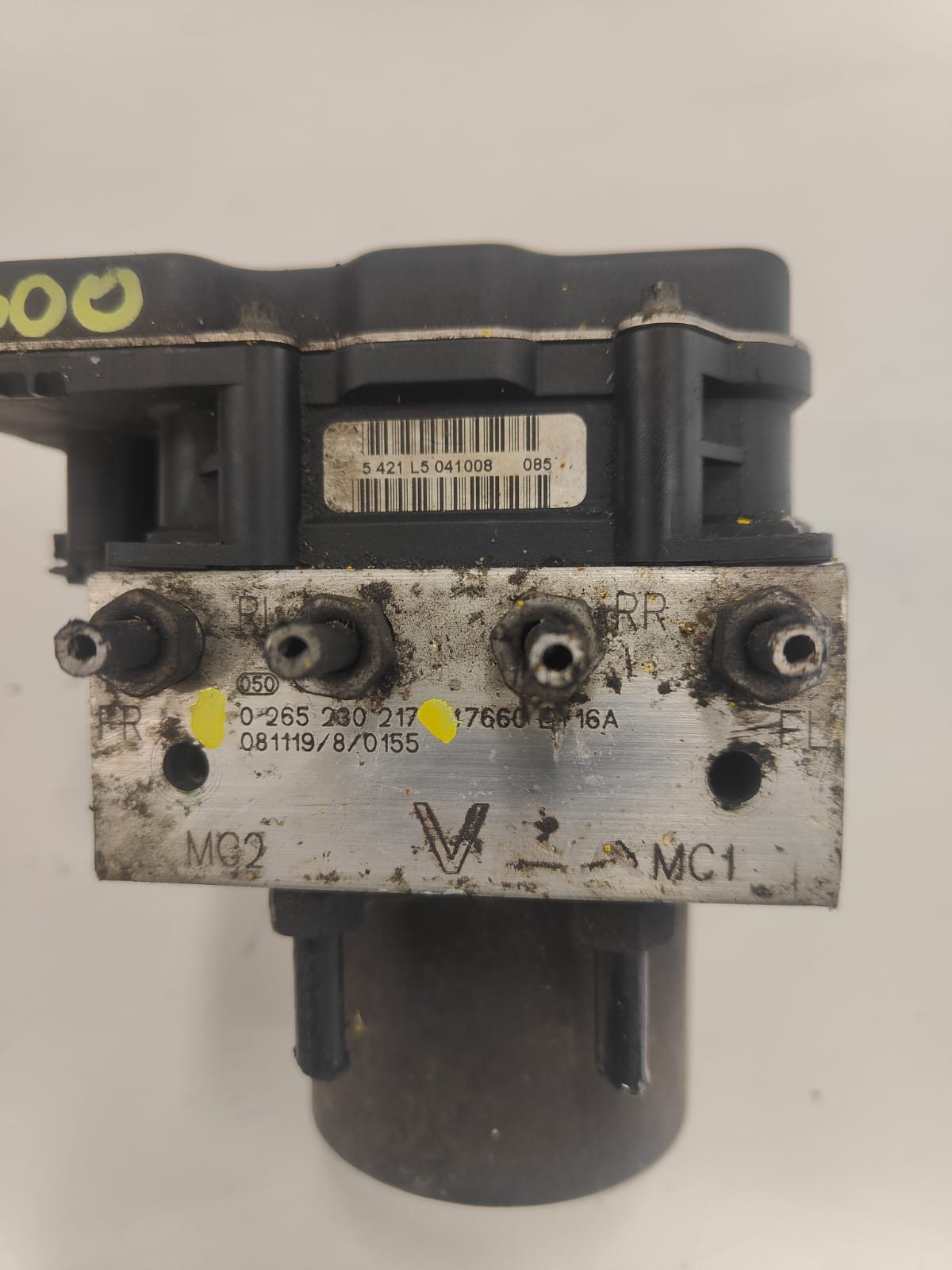 Nissan QASHQAI j10 0265950929 0265230217 RIADIACA JEDNOTKA KOCKA ABS