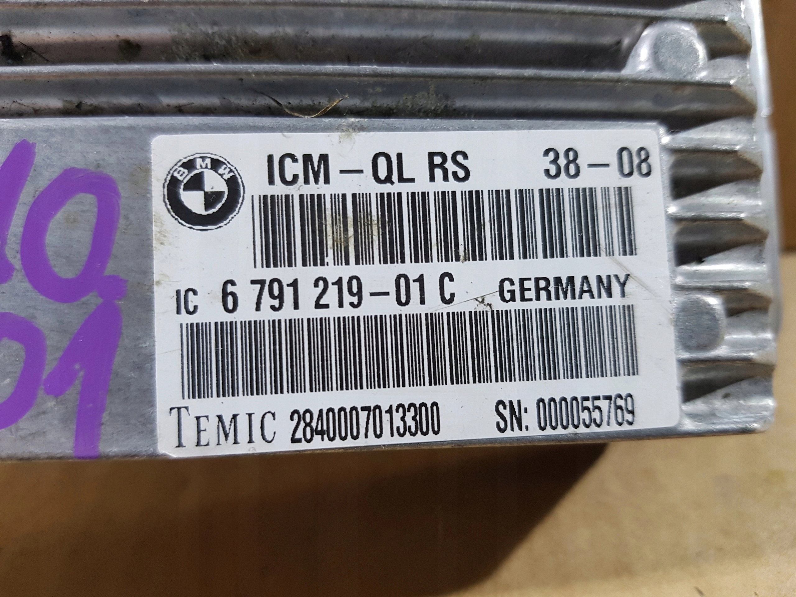 BMW 7 F01 F02 RIADIACA JEDNOTKA MODUL ICM