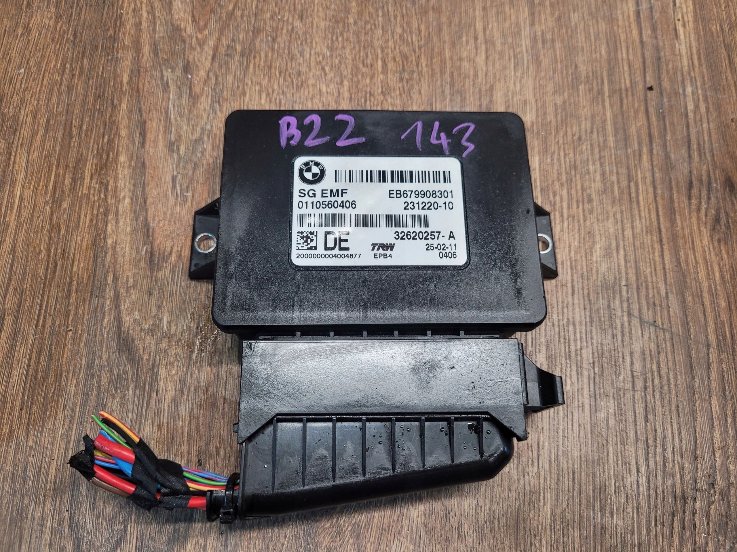 BMW 5 F10 F11 MODUL BRZD 32620257