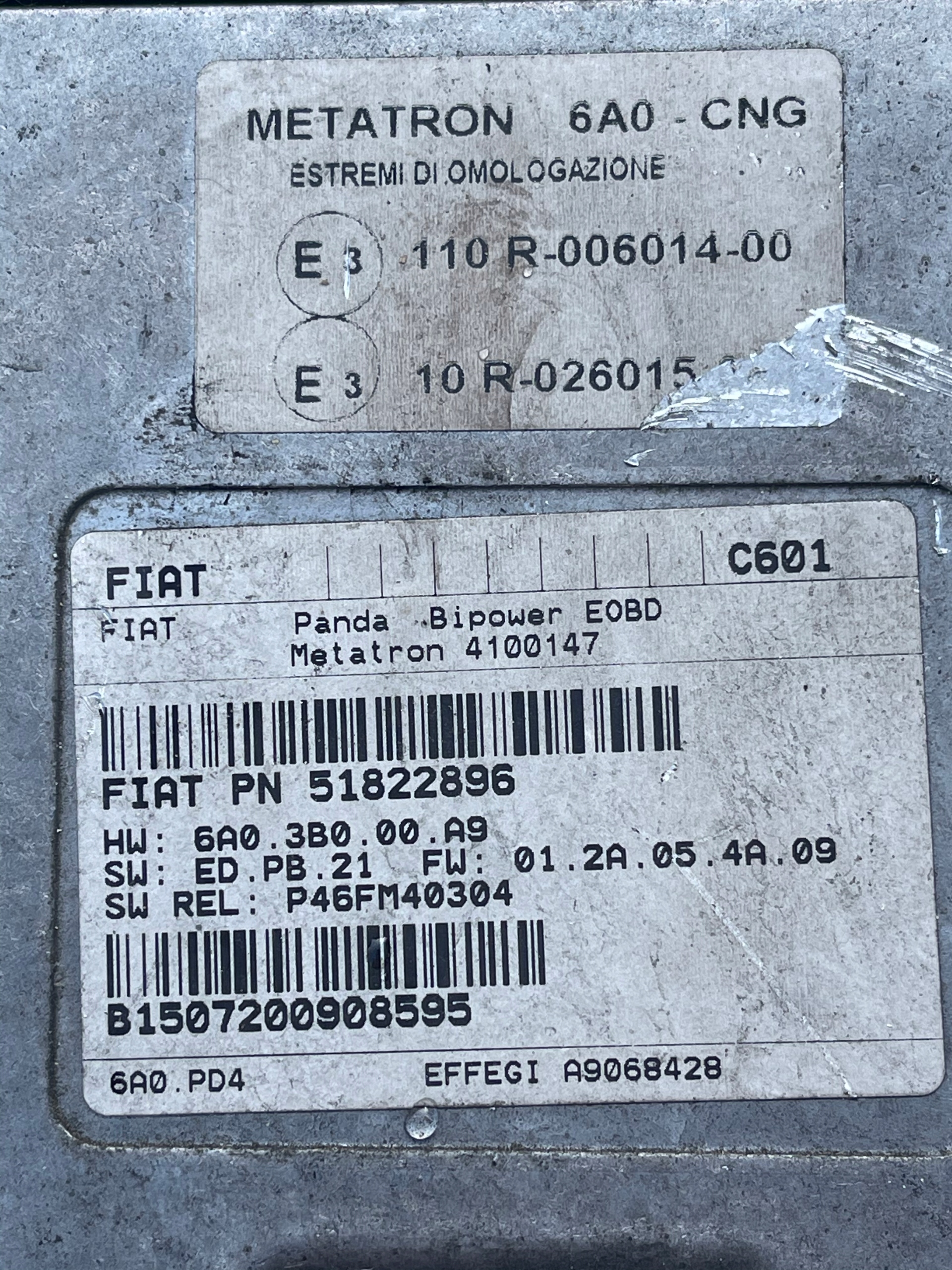 RIADIACA JEDNOTKA 51822896 FIAT PANDA II 1.2 CNG