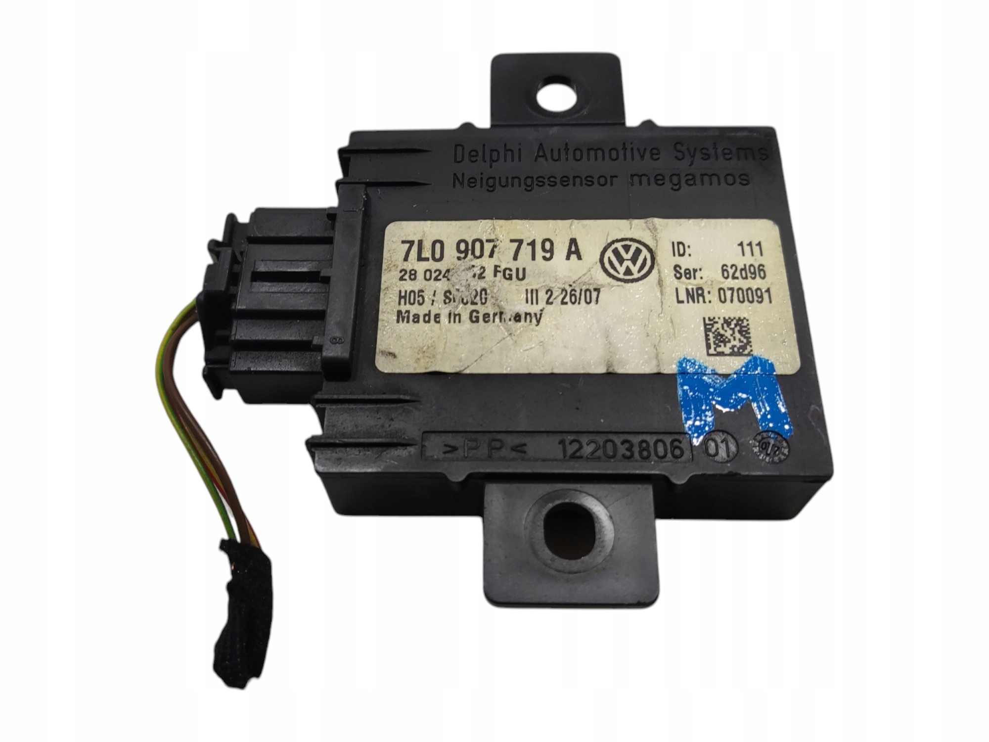 MODUL RIADIACA JEDNOTKA ALARMU PORSCHE CAYENNE I 2007-2009 LIFT 7L0907719A