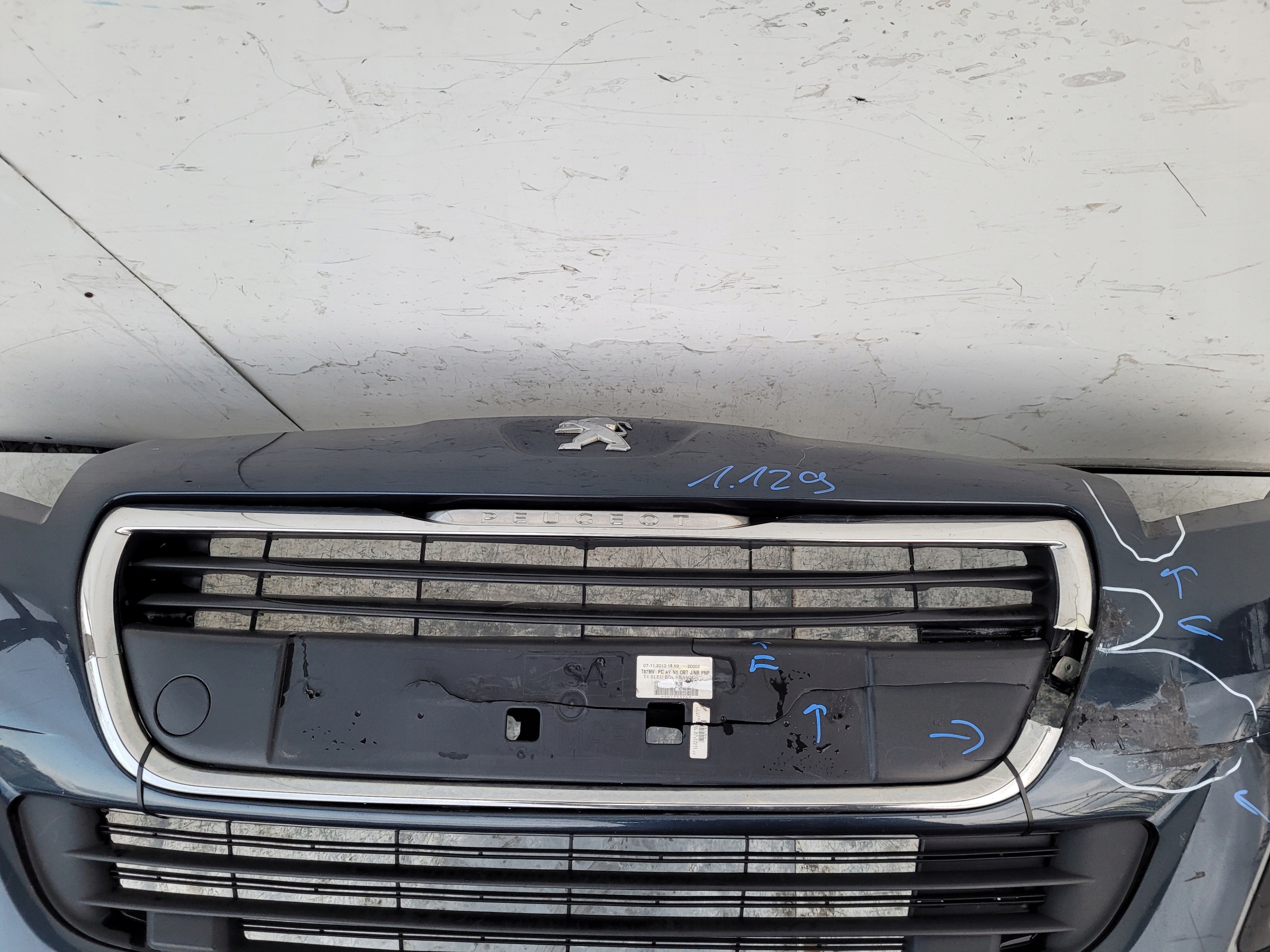PEUGEOT 5008 LIFT PREDNÝ NÁRAZNÍK