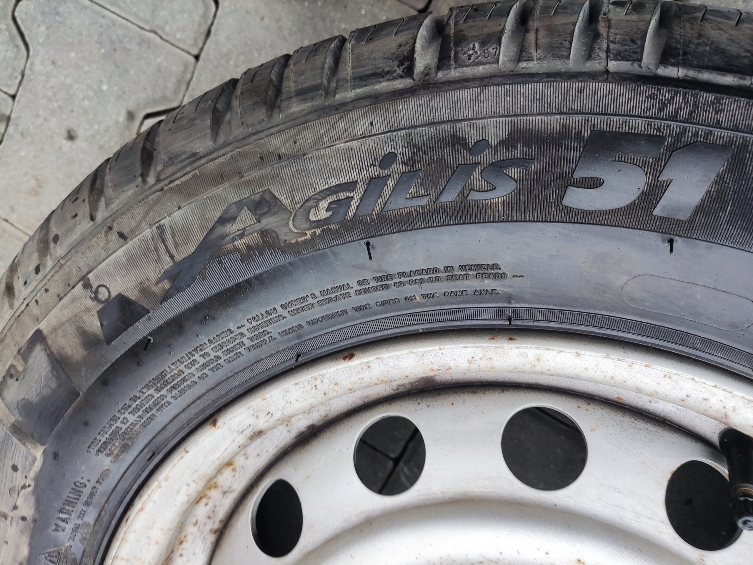 REZERVA DOJAZDOVKA 15 5X108 JUMPY EXPERT SCUDO II 215/65R15C 2007-2013