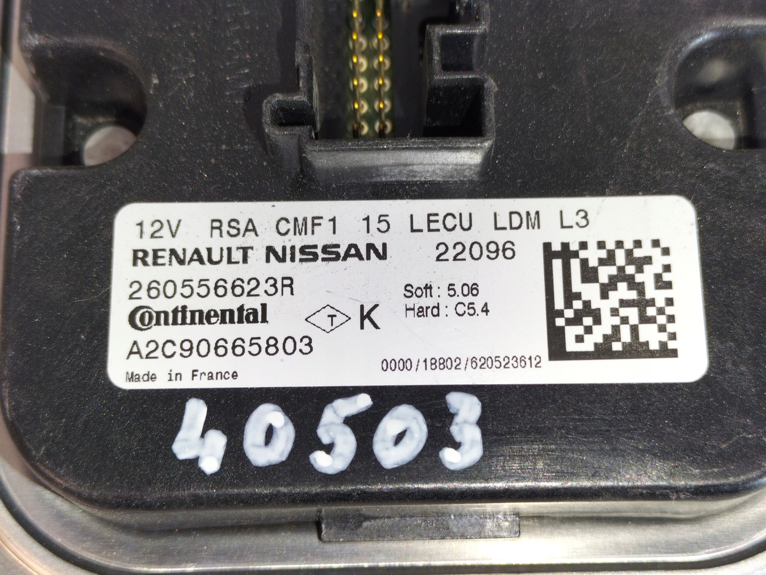MENIČ NAPÄTIA MODUL LED RENAULT CLIO IV 16- V 19- MEGANE IV 16- KADJAR 15-