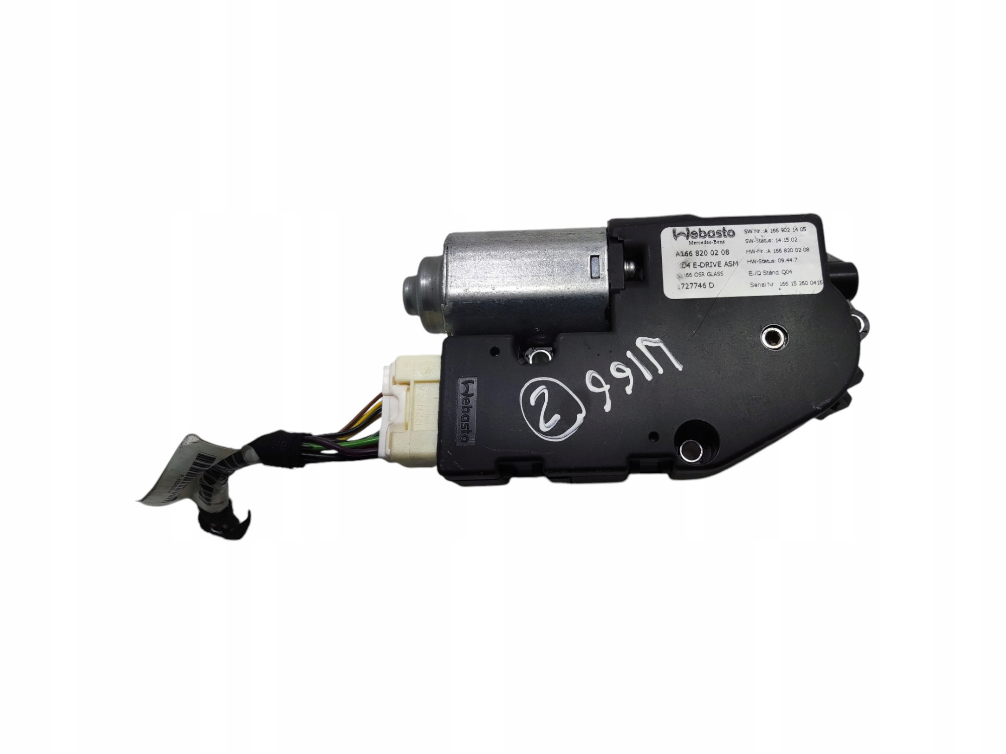 MOTORČEK OVLÁDANIA STREŠNÉHO OKNA MERCEDES GLE I W166 166 A1669021405 2015-2019