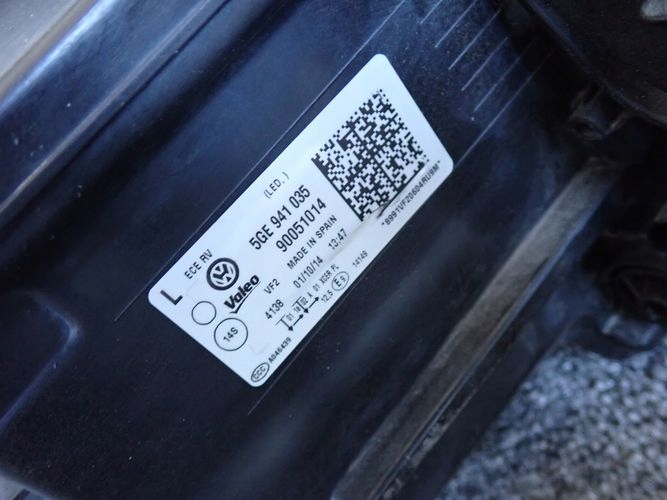 VW GOLF VII GTE FULL LED LAVE PREDNE SVETLO