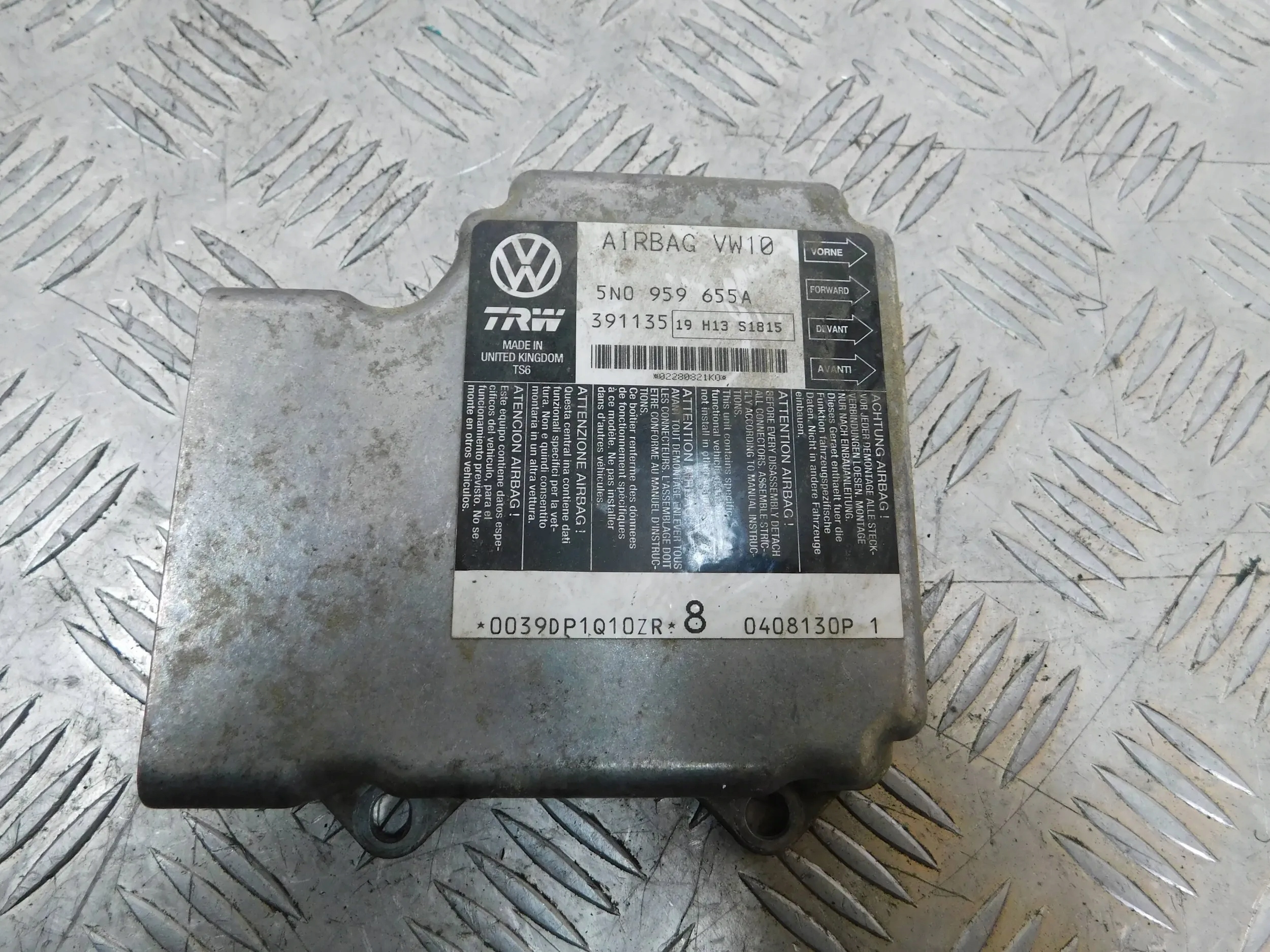 SENZOR RIADIACA JEDNOTKA AIRBAG SEAT LEON 2 II 5N0959655A