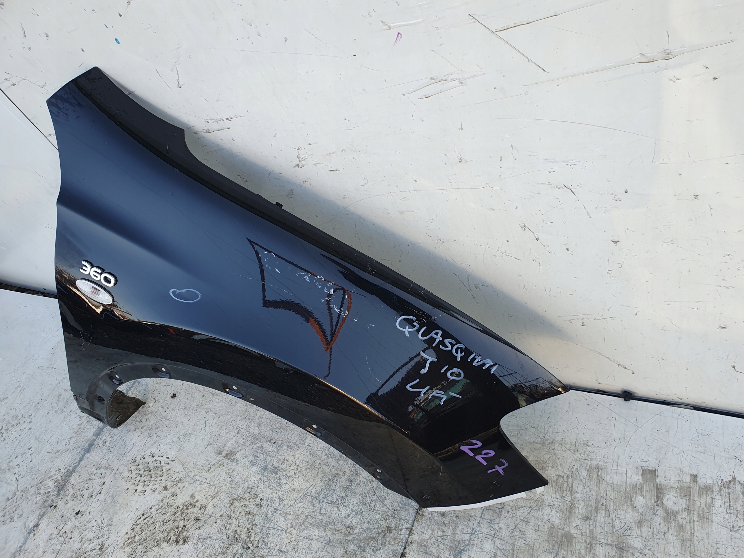 NISSAN QASHQAI J10 LIFT PRAVY PREDNY BLATNIK