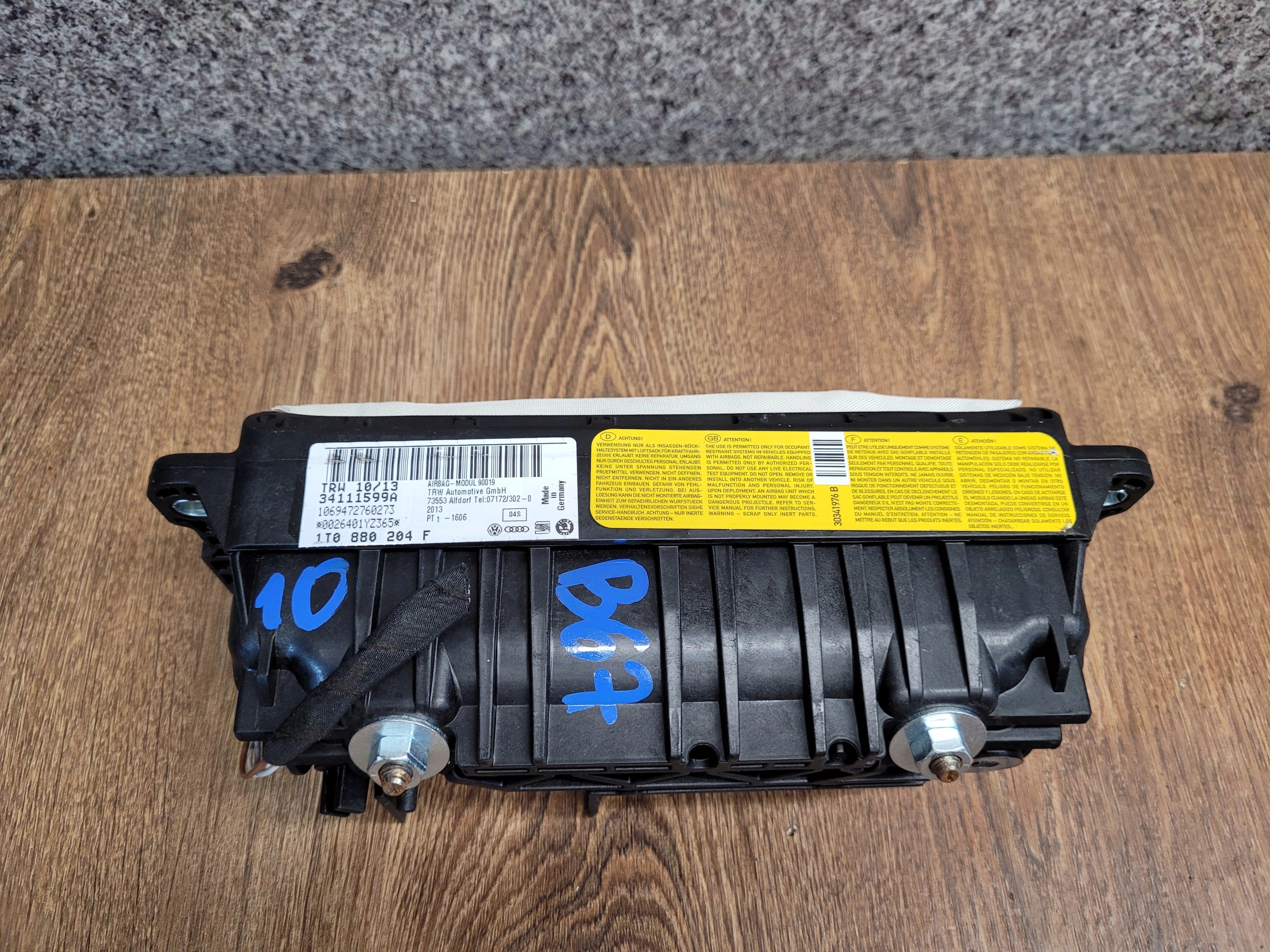AIRBAG SPOLUJAZDCA 1T0880204F VW TOURAN 1T 2010-2014r.