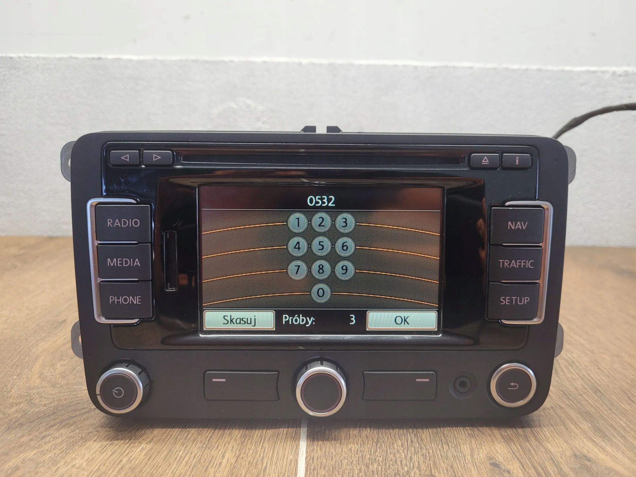 Volkswagen PASSAT CC 3C0035279G RADIO NAVIGACIA KOD