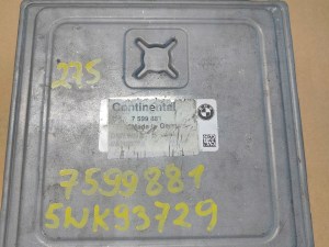 BMW n43 oe 7599881 5wk93729 RIADIACA JEDNOTKA MOTORA ECU BMW n43 oe 7599881 5wk93729 RIADIACA JEDNOTKA MOTORA ECU