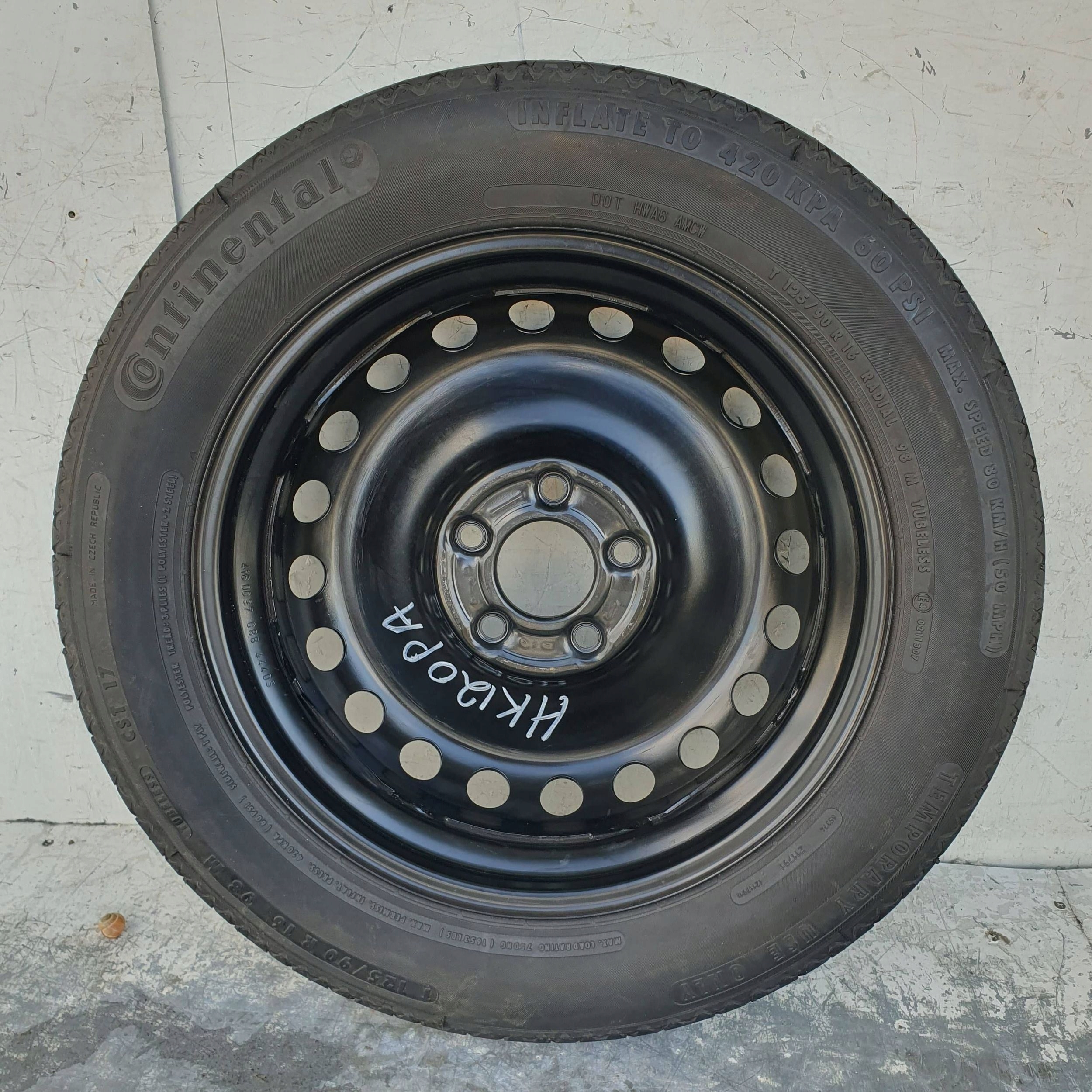MERCEDES C W204 2044000302 REZERVA DOJAZDOVE KOLESO R16