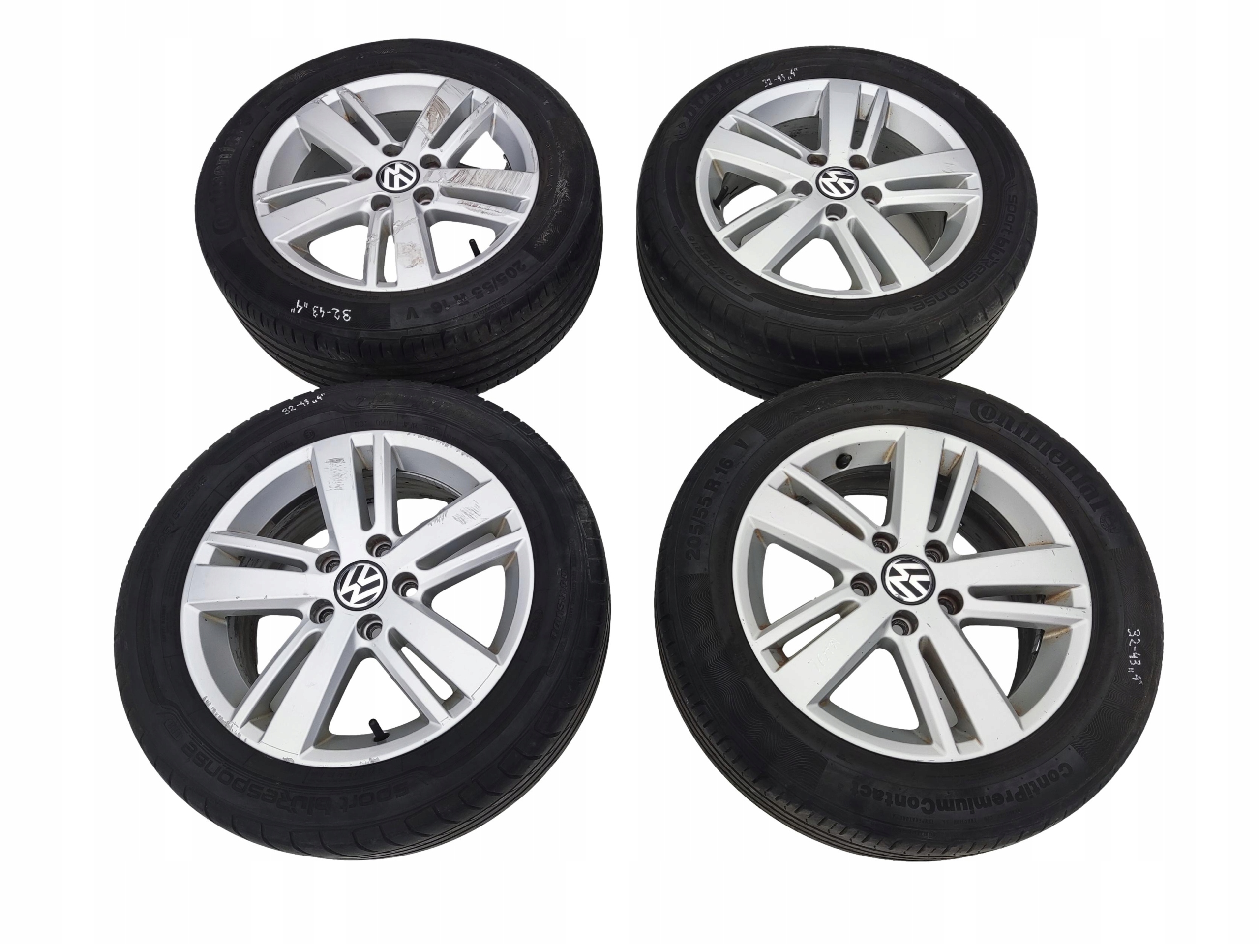 KOLESA HLINIKOVE DISKY ELEKTRONY 16 VOLKSWAGEN JETTA VI 5C 5×112 5C0601025AB